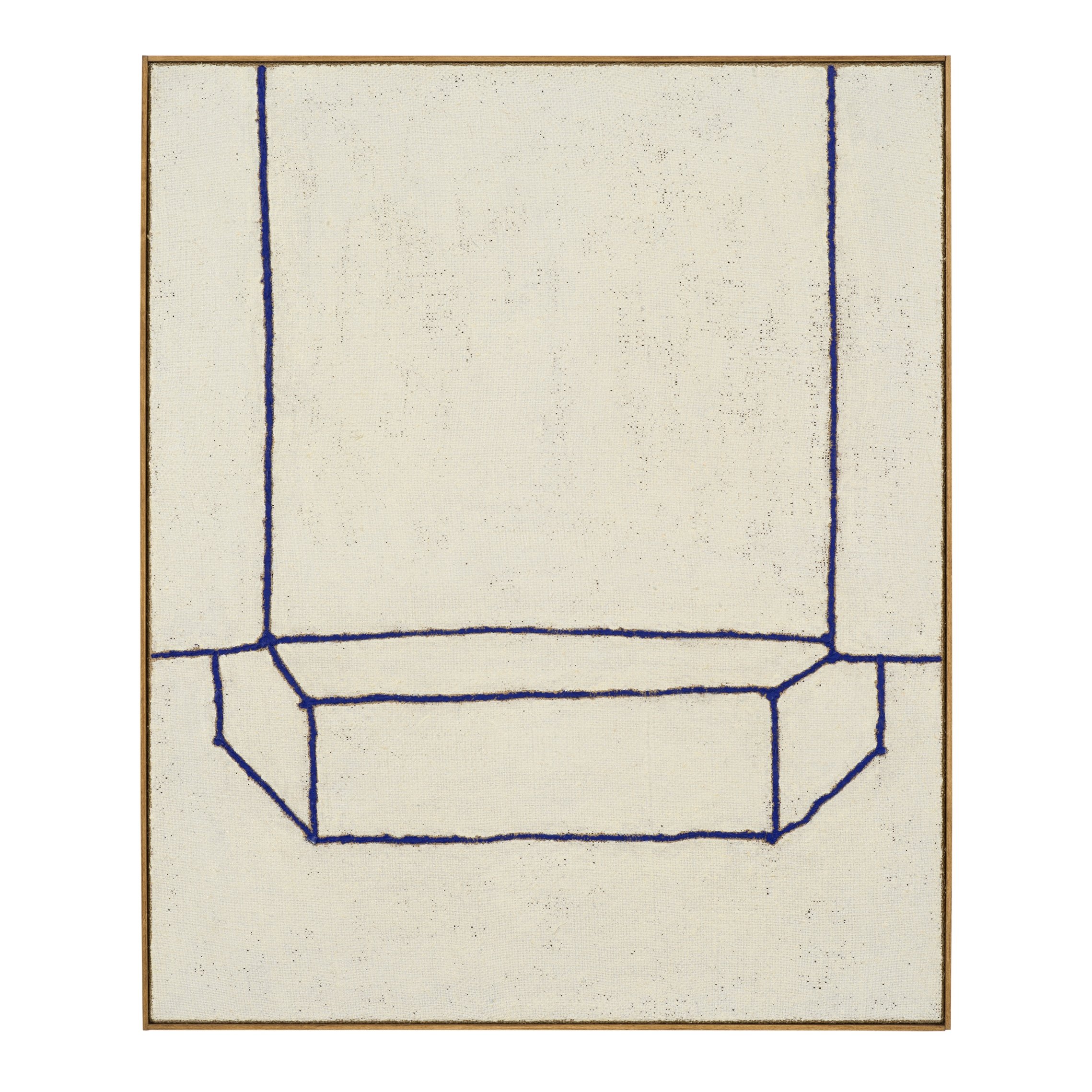 White Room nr. 1 | oil on jute in artist frame | 73 x 60 cm | 2026