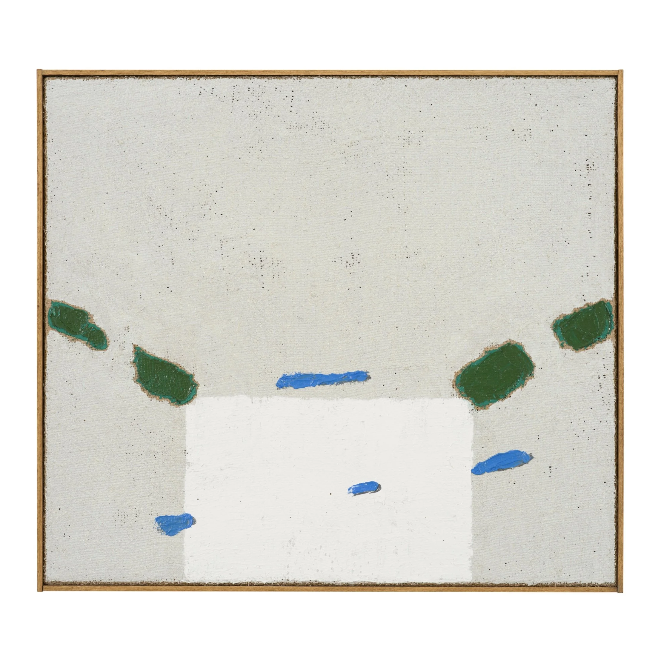 White Room nr. 13 | oil on jute in artist frame | 40 x 45 cm | 2026