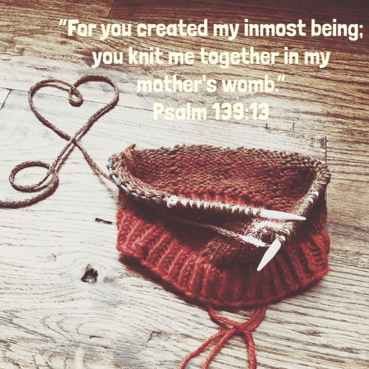knit you in your mother's womb bible verse