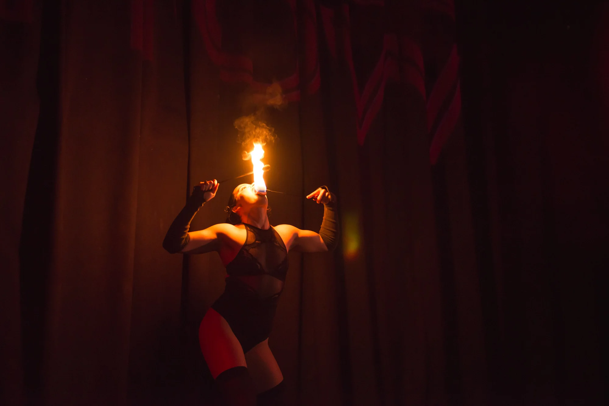 Miss 360 illuminates the night | Wondershow at House of Yes, Brooklyn, NY 