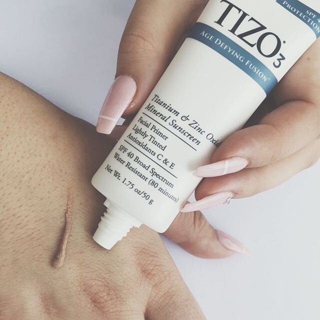 One of our favorite sun-protection options at Skin Deep is the @tizoskin mineral facial SPF. Not only does this sunscreen provide broad spectrum SPF 40 protection, but it is also water resistant for up to 80 minutes! With a sheer matte finish, this a