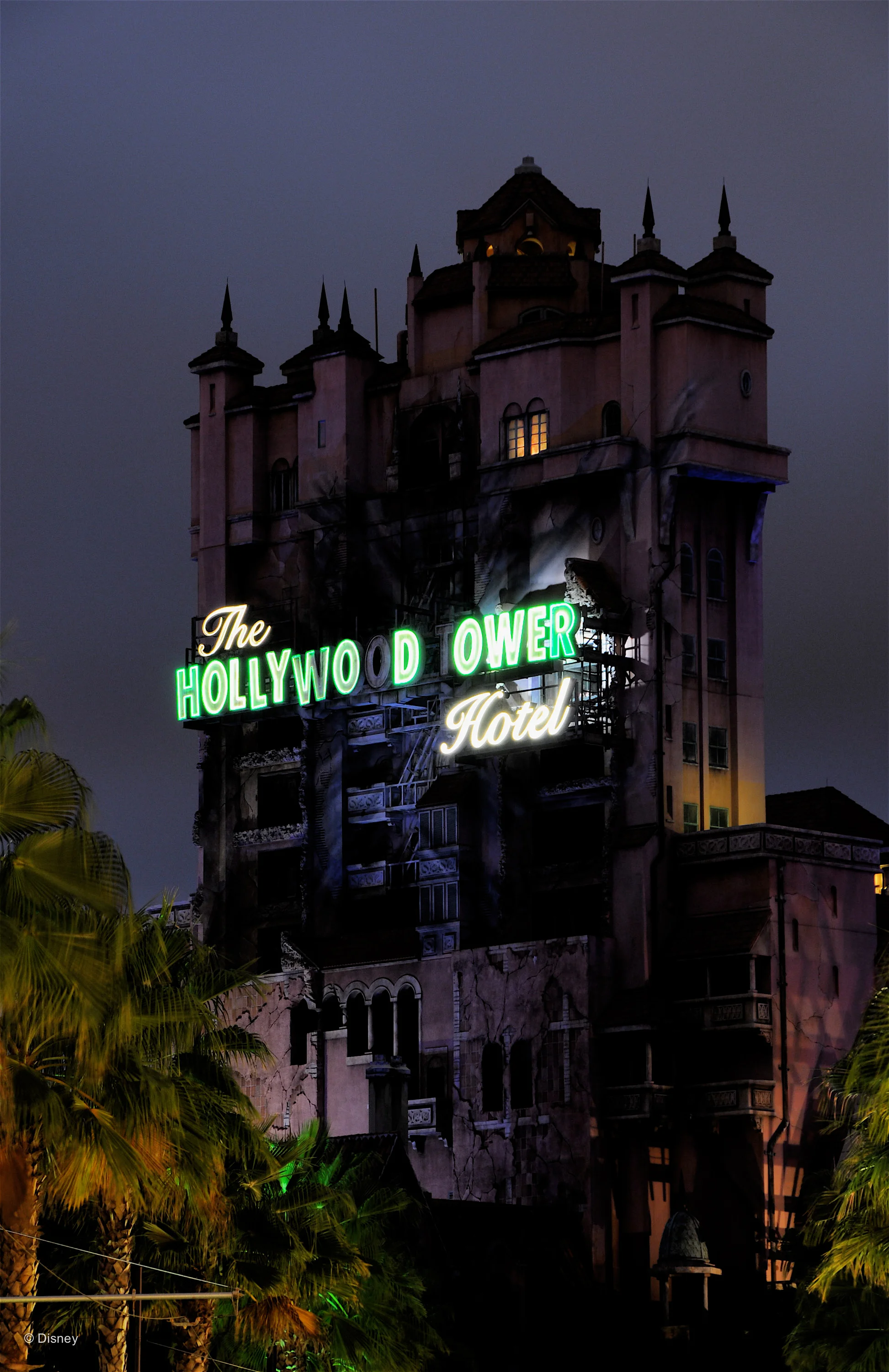 A Glimpse Inside the Tower of Terror...