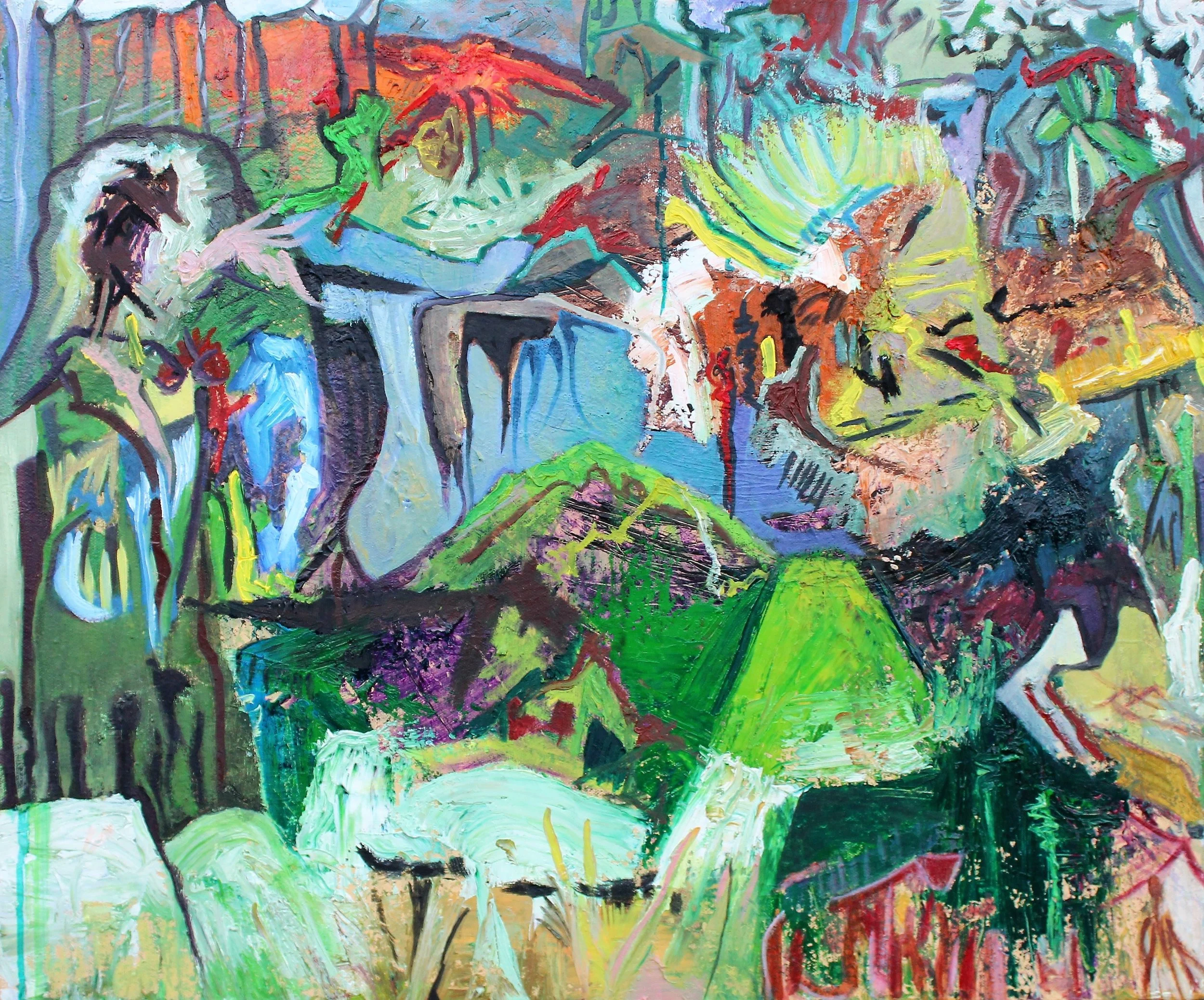   Saint Judas Tadeo    July 2018 Oil Paint on Canvas 20” x 24” (H x W)   A short and quick prayer to St. Judas Tadeo to help my family with the future we are facing related to a possible job loss and new financial possibilities. 