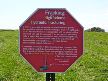 Fractoids A Sign Project About the Impact of Fracking on Landscape and Health