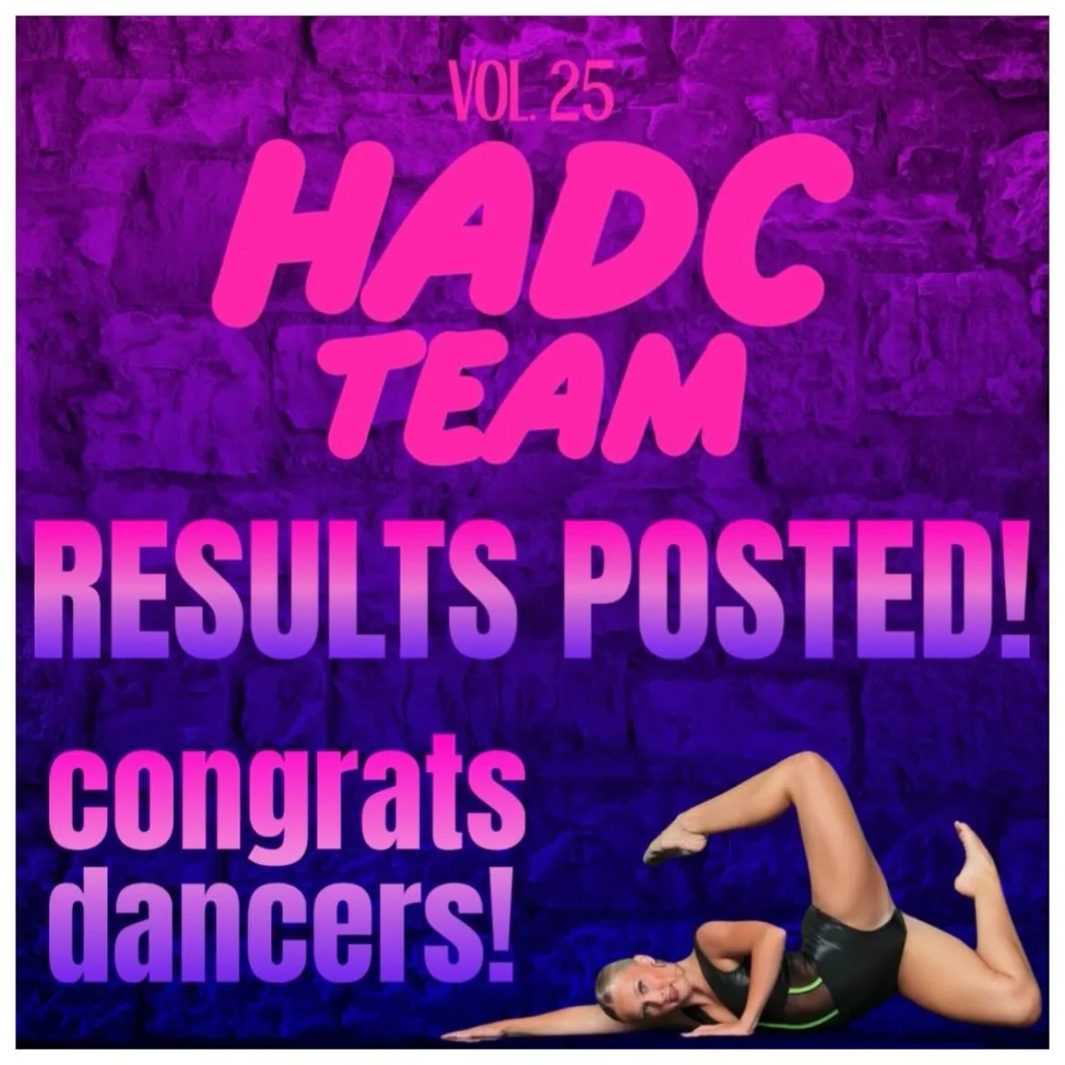 Congratulations HADC TEAM 2025-2026! Results are now posted with your password for grades K-12! 🩷🖤🩷🖤