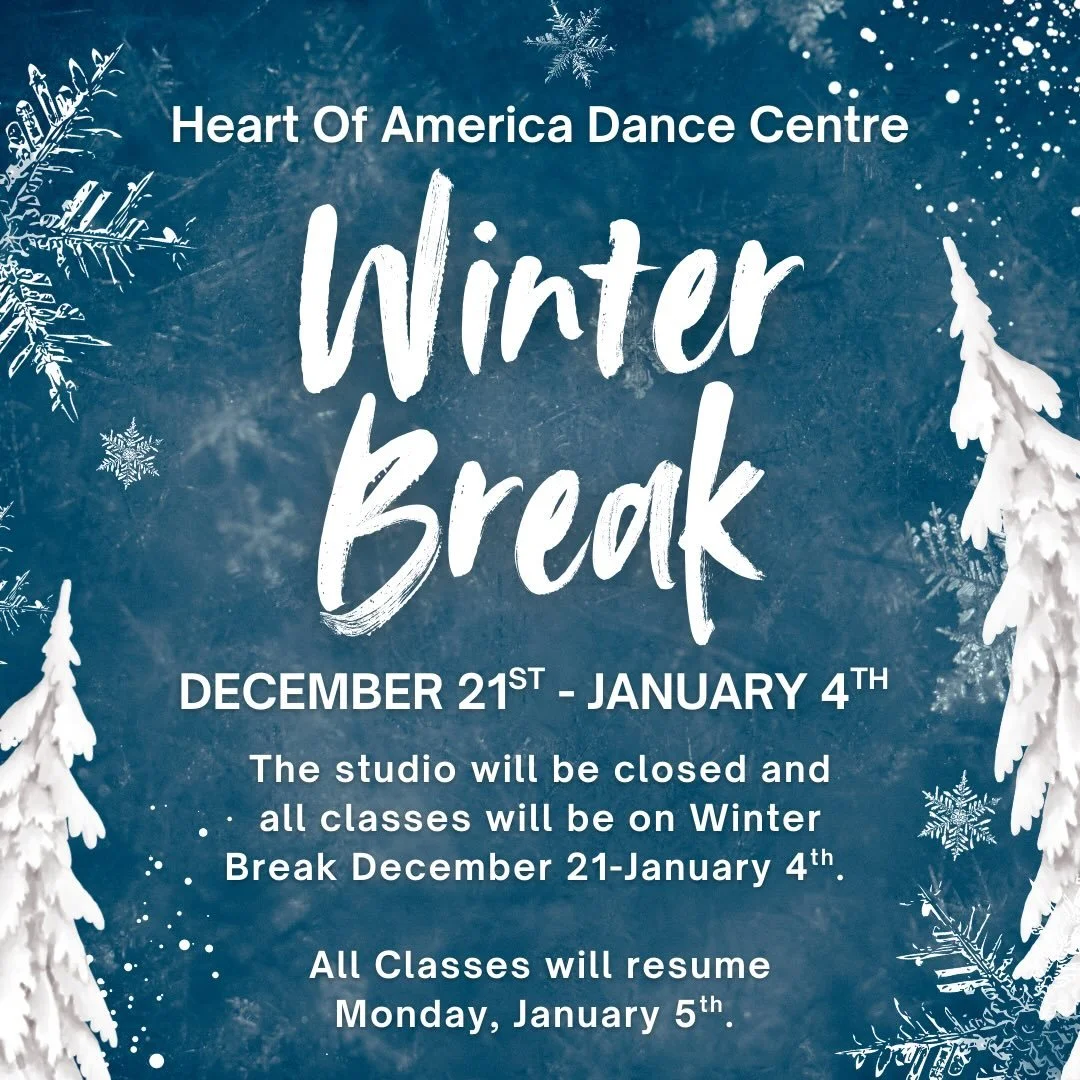 HADC Winter Break! We all hope you have a very Merry Christmas and Happy New Year! We will see you all in January 2026! Classes resume Monday, January 5th.