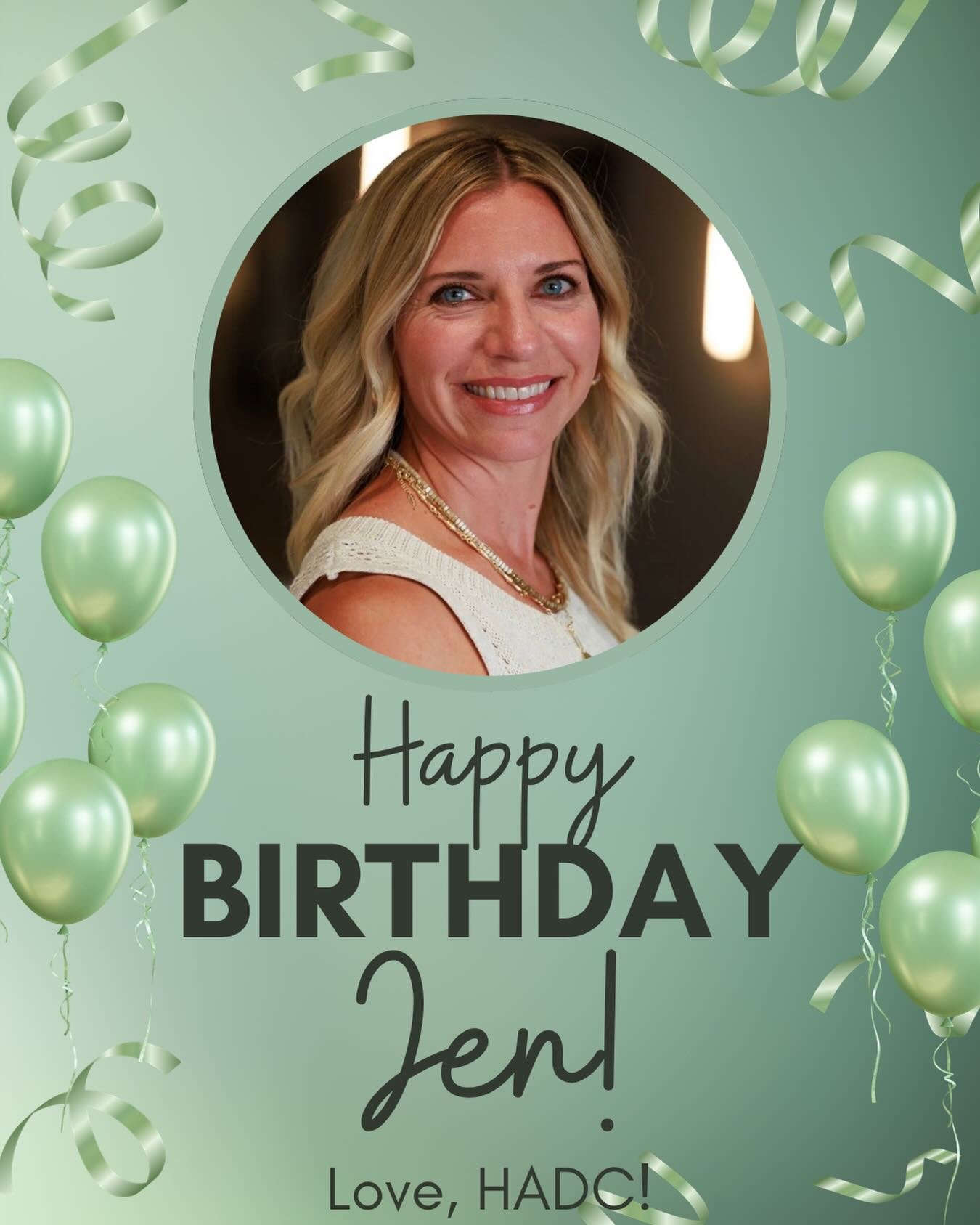 Happiest Birthday Wishes to Miss Jen today! We hope you had the best day with this beautiful weather! 🥳🥳🥳