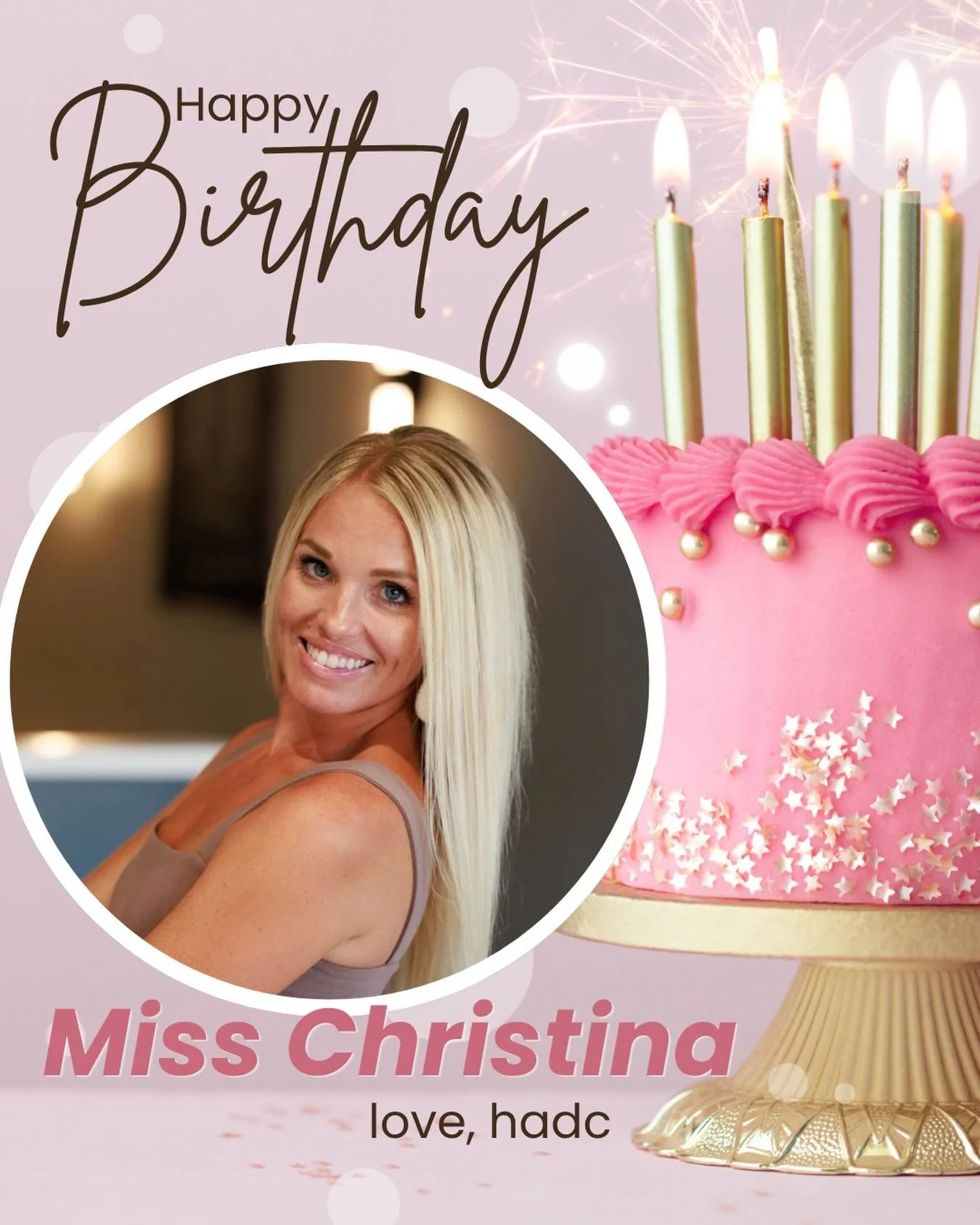 Happiest Birthday wishes to Miss Christina! Have the best day celebrating all that makes you amazing! 🎉🎂🎈