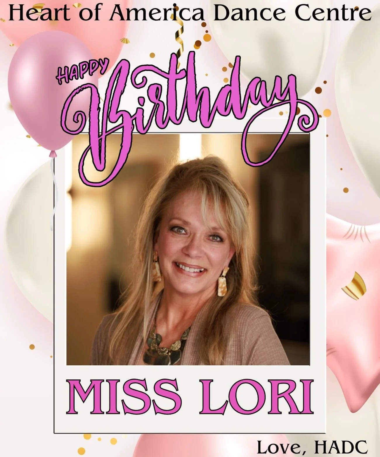 Sending Happy Birthday wishes to Miss Lori today! We hope you have the best day celebrating!! 🥳🎂💞