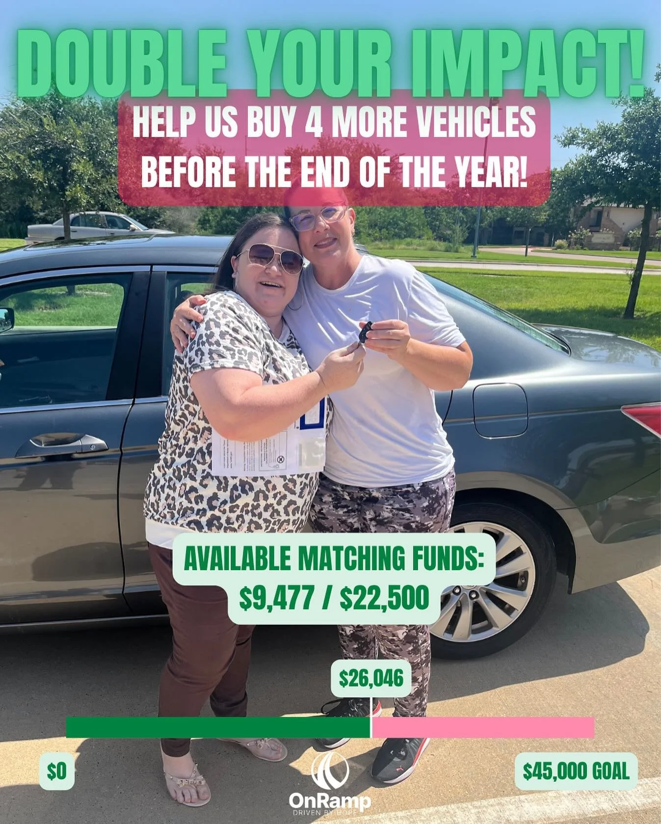 7PM UPDATE!
We’ve crossed the halfway mark – what an incredible testament to our community’s heart for neighbors in need!
With four hours remaining, $9,477 in matching funds are still available. Every dollar you give before we reac