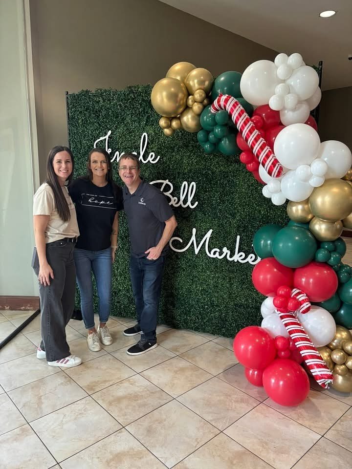 We are here at @jinglebellmarketbcs 🎁🎄 Come stop by and get some Christmas shopping done all while supporting a good cause! 

We also have @12thplateframes here selling license plate frames that benefit OnRamp 🚗