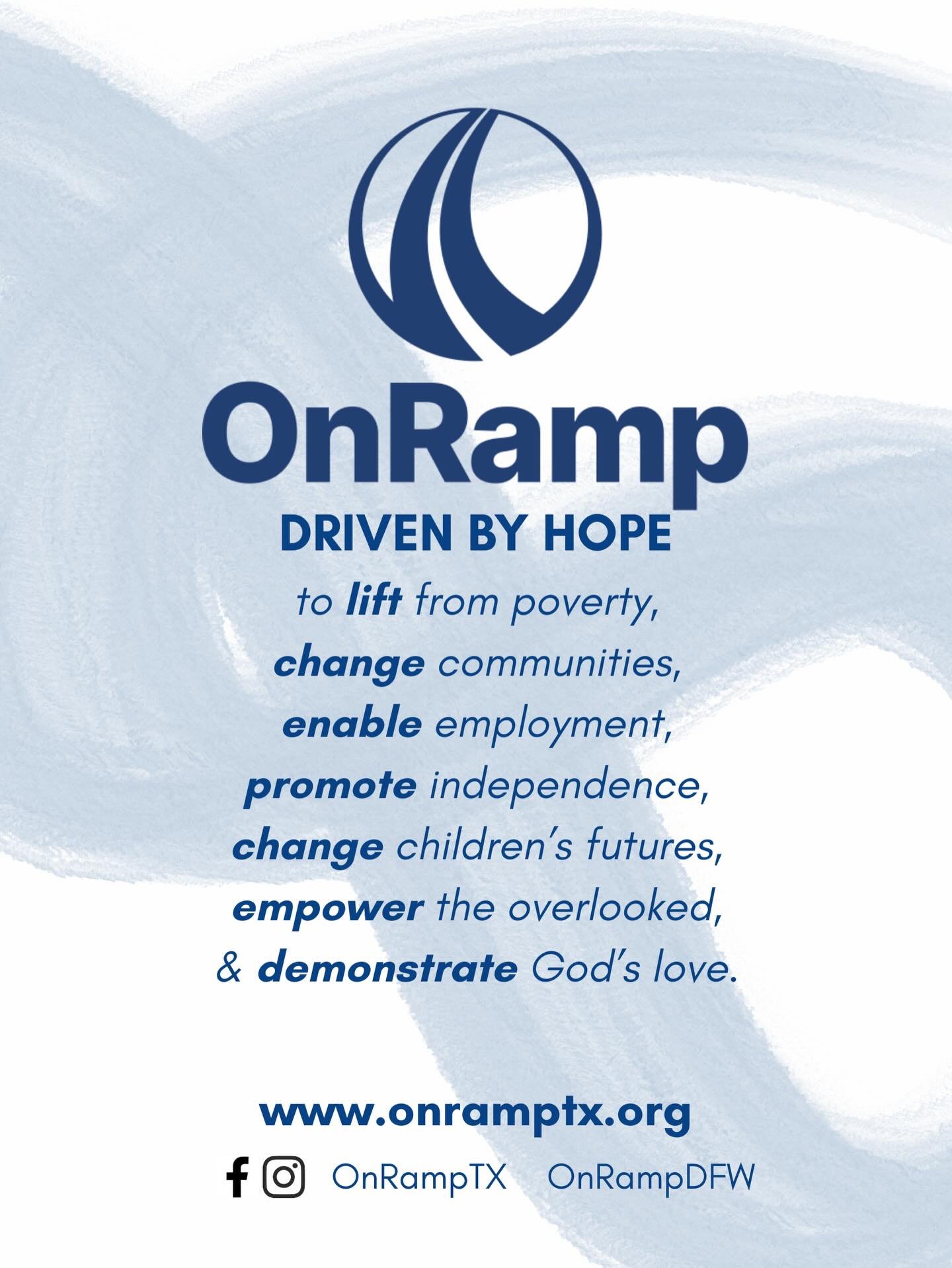 If there is one truth we have witnessed again and again at OnRamp, it is this: people can overcome tremendous challenges when they refuse to lose HOPE. As Andy says in Shawshank Redemption, &ldquo;Hope is a good thing, maybe the best of things.&rdquo
