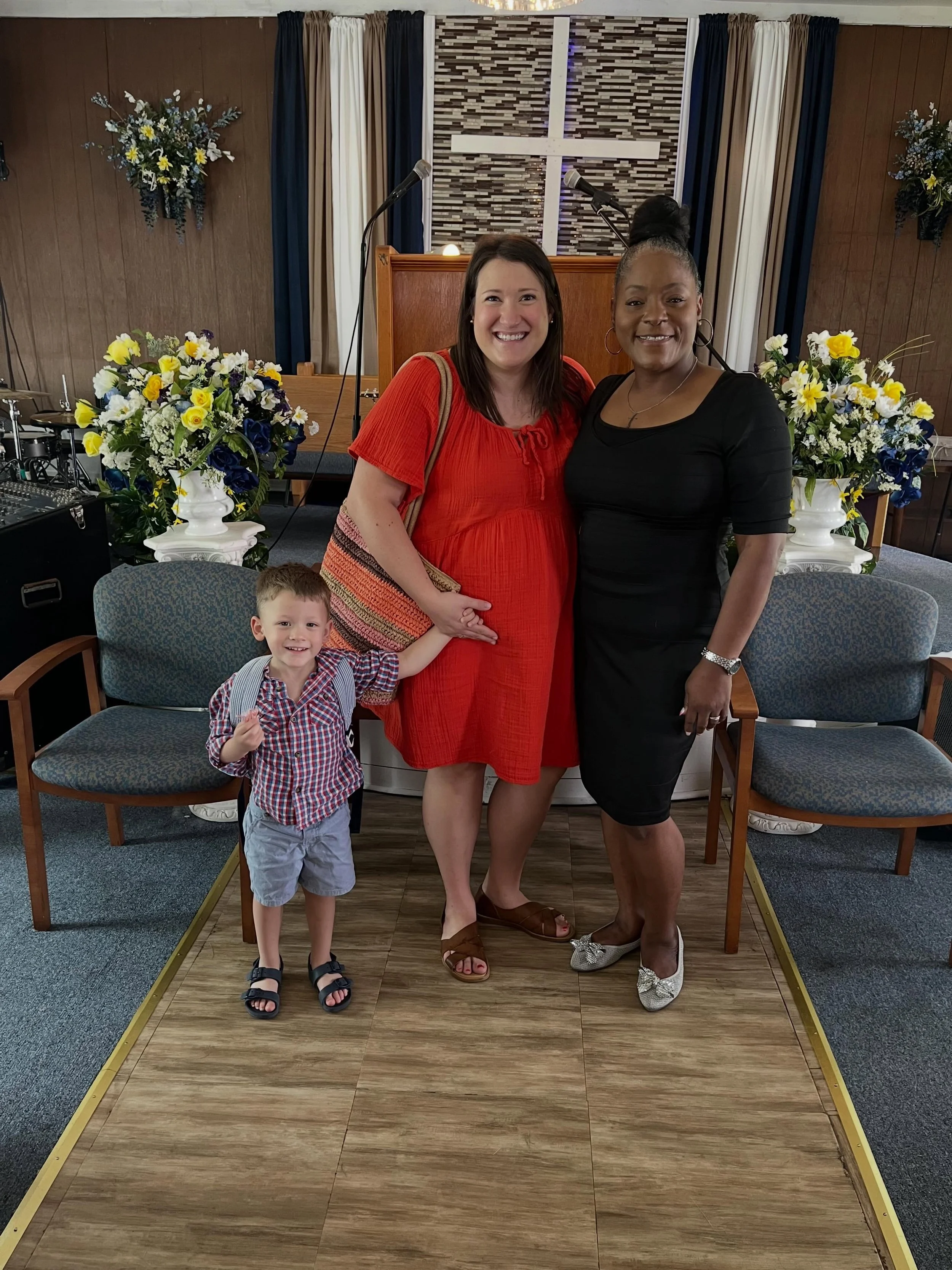 Our Care Director, Taylor, (and her son) had the privilege of supporting Tarsha, Client #263, as she delivered the sermon at her church this Sunday at Christ Way Temple Baptist Church in Brenham. She gave a powerful message about finding identity in 