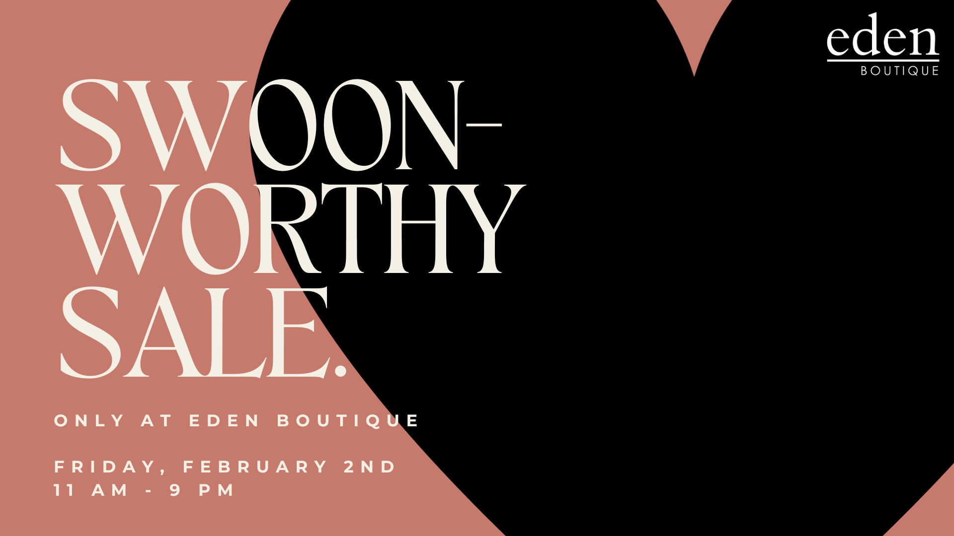Eden Boutique: Swoon-worthy Sale