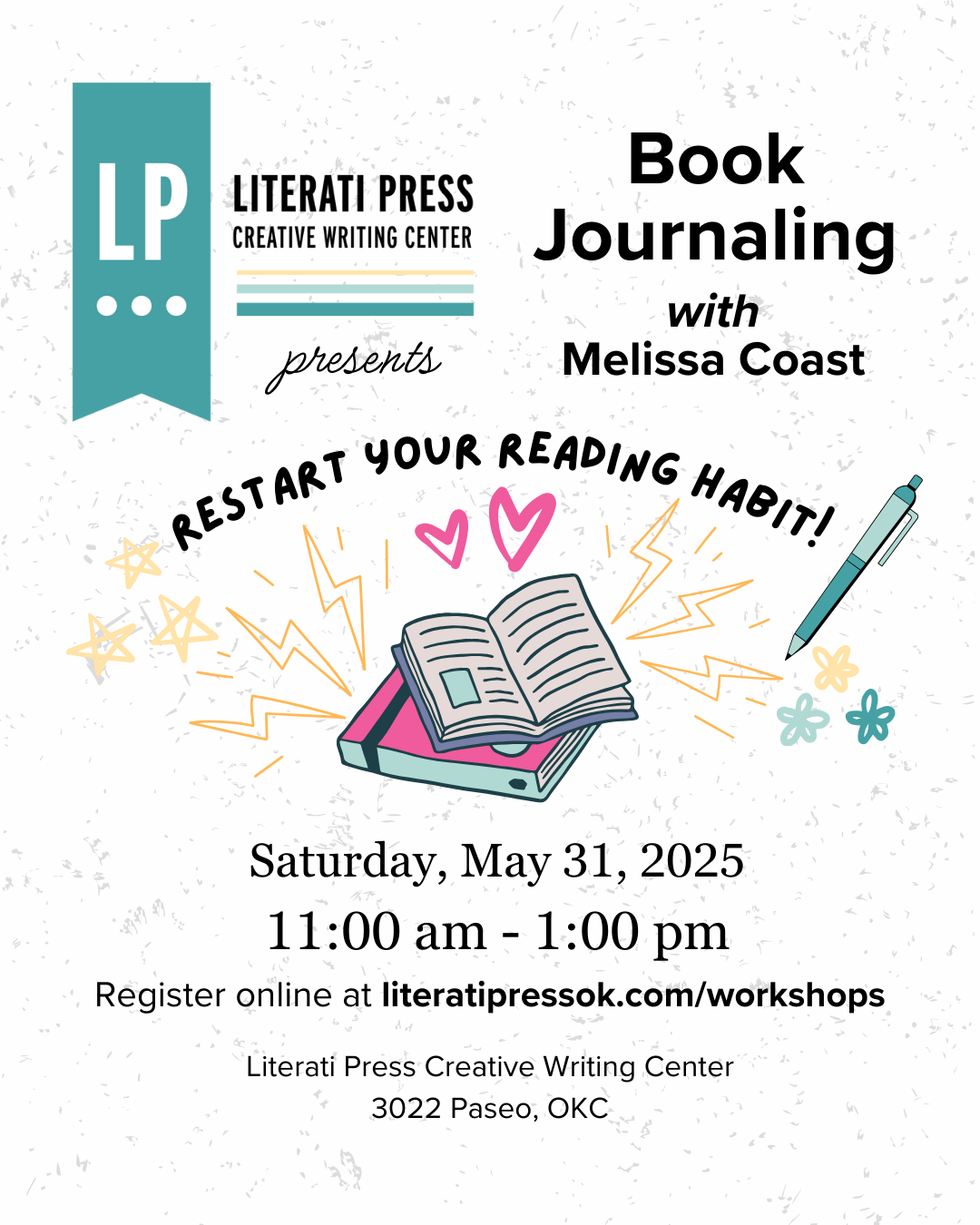 Literati Press: Book Journaling with Melissa Coast