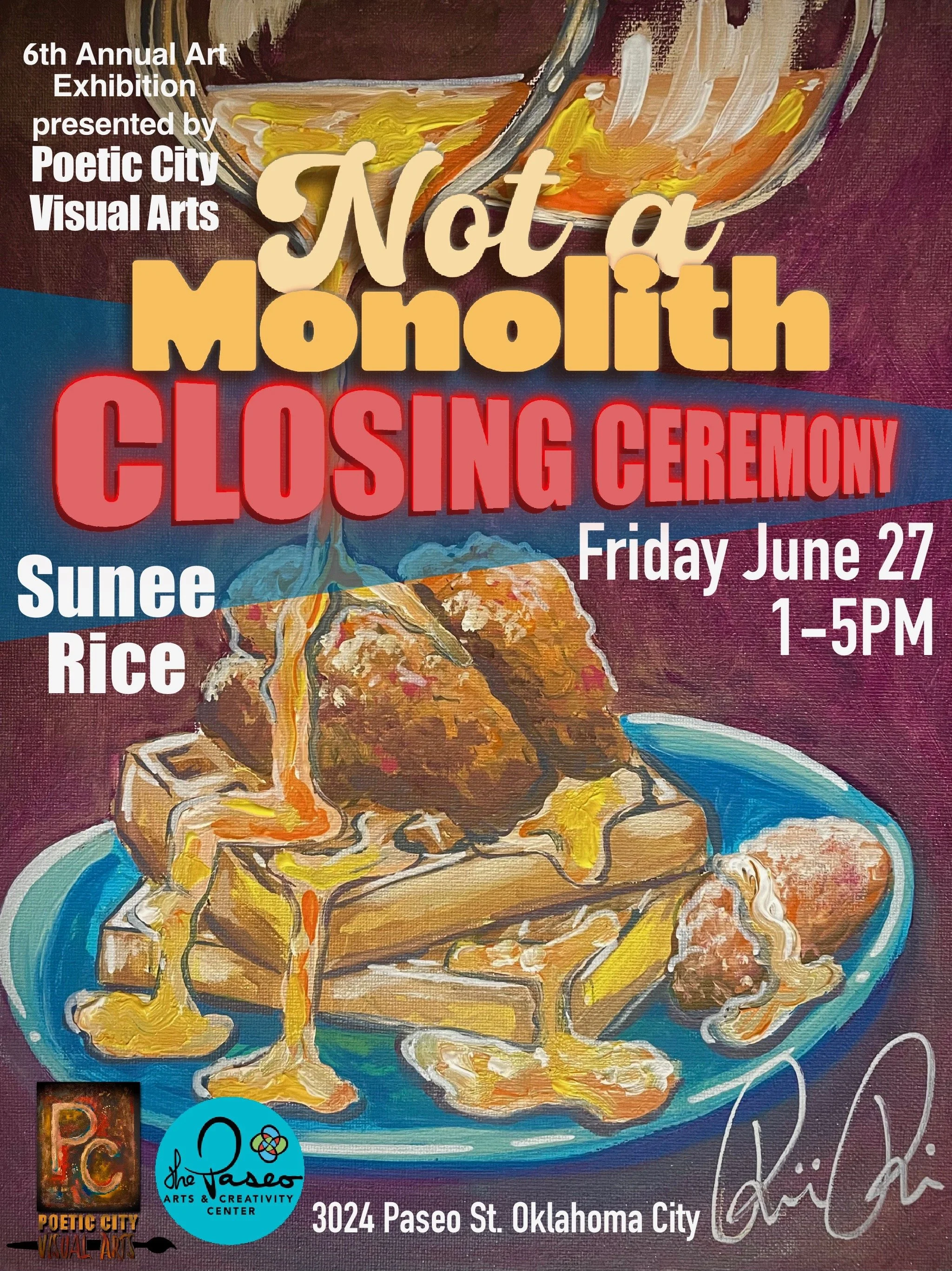 Closing Reception! Not A Monolith by Sunee Rice