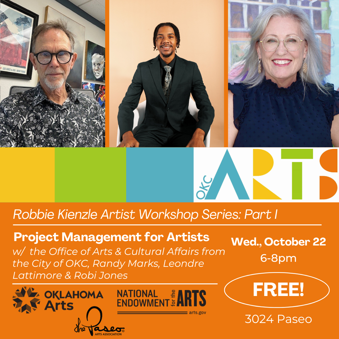 Project Management for Artists Workshop w/ City of OKC