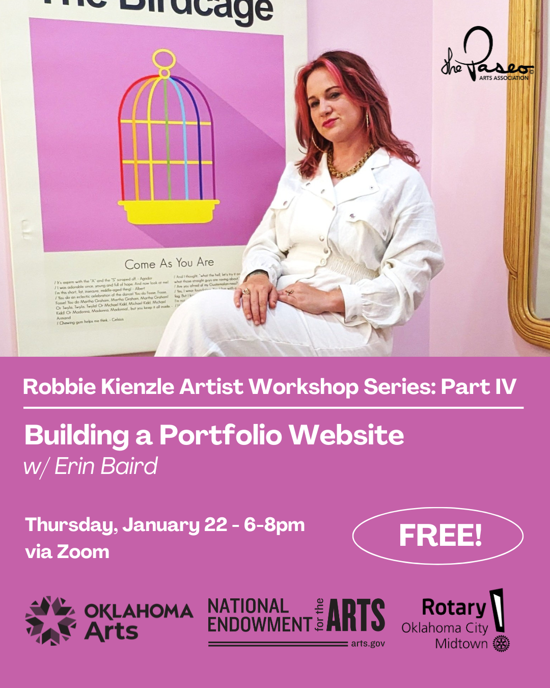 Portfolio Websites for Artists Workshop w/ Erin Baird