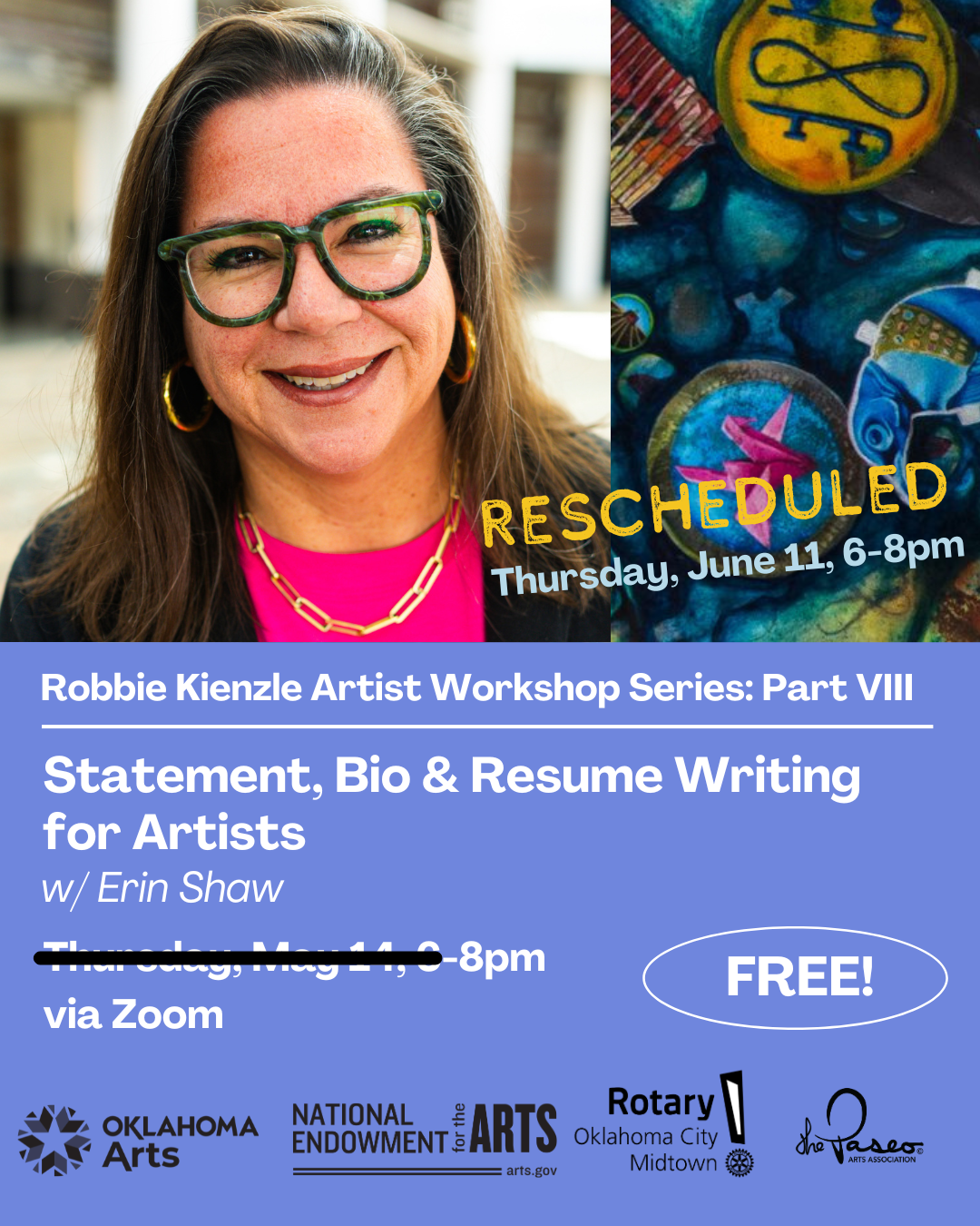 Artist Statement, Bio and Resume Writing w/ Erin Shaw