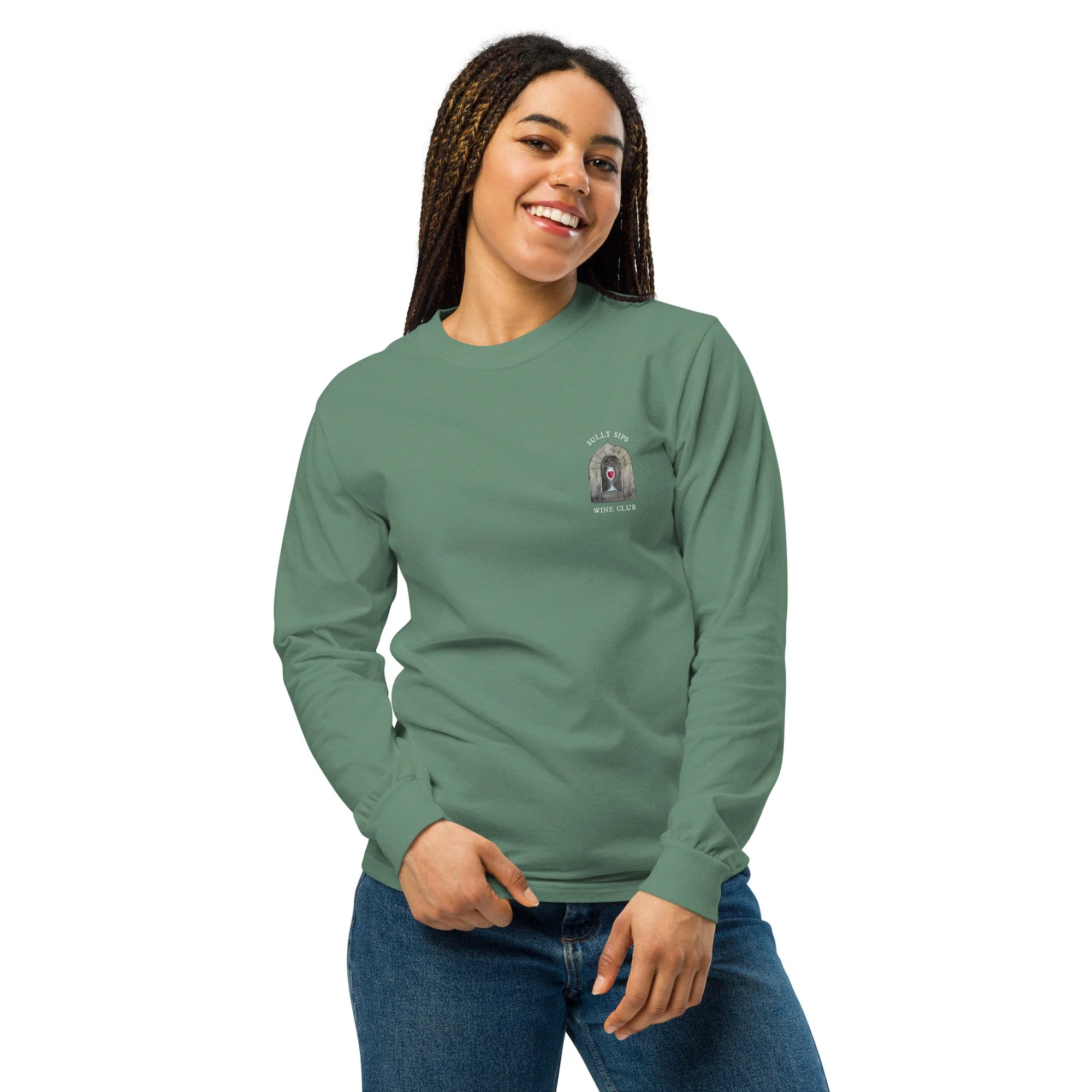 unisex-garment-dyed-heavyweight-long-sleeve-shirt-light-green-front-69da65053bc56.jpg