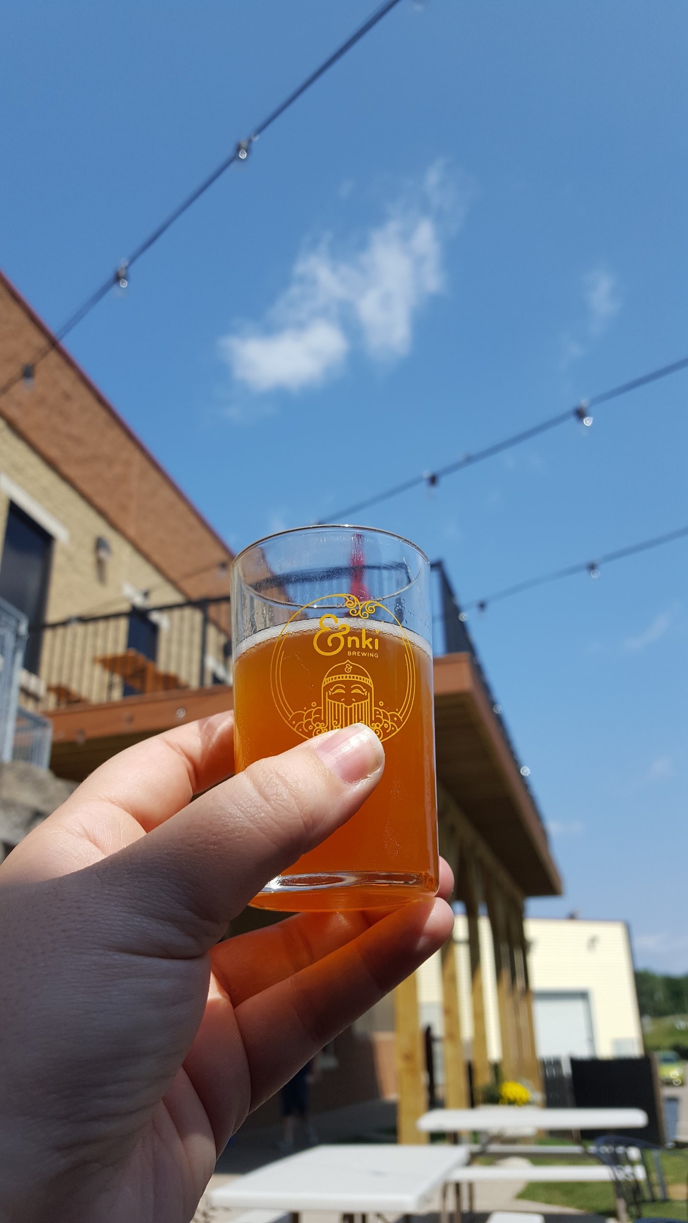 cheers to a giant balcony!