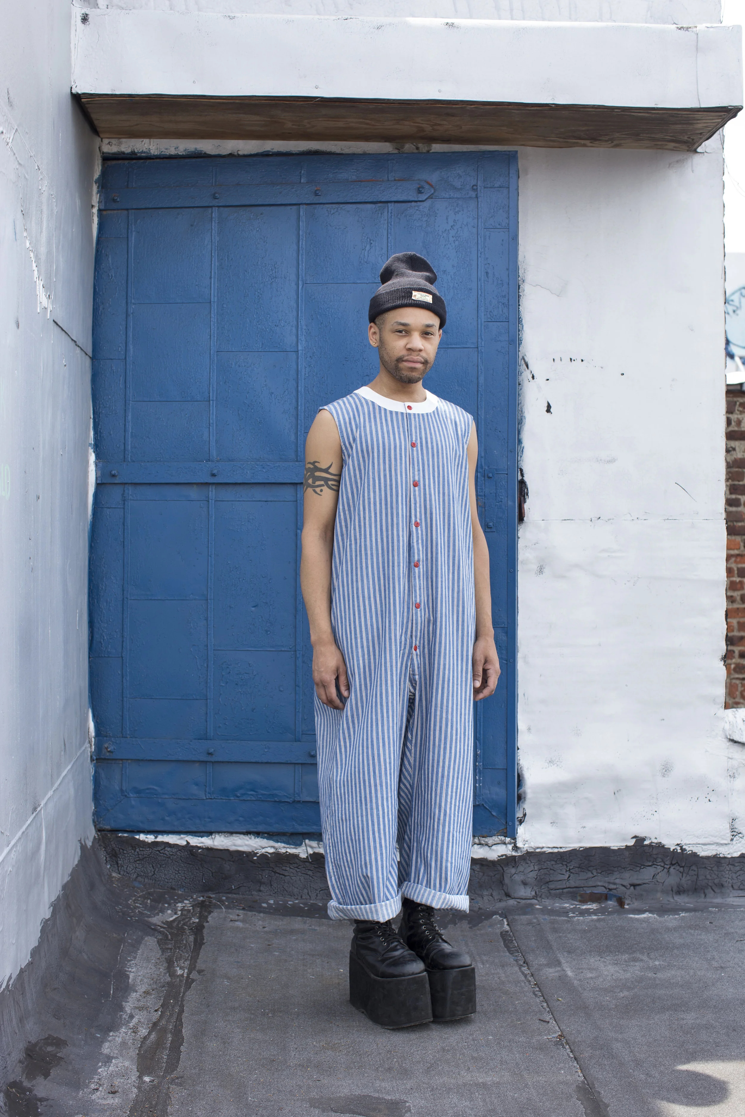 Japanese Indigo Night Rompers