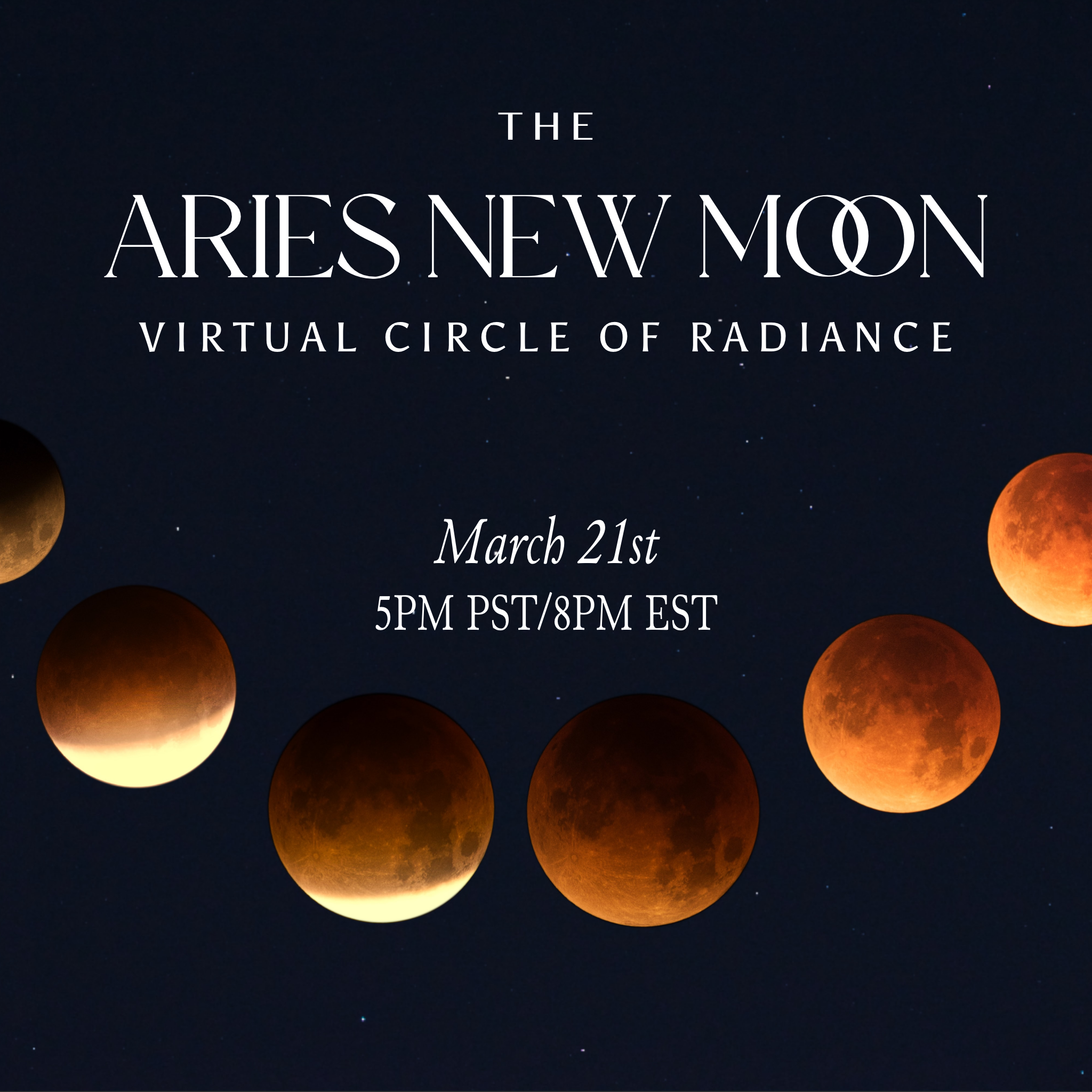 NEW MOON IN ARIES CELEBRATION /w MELISSA CRANE