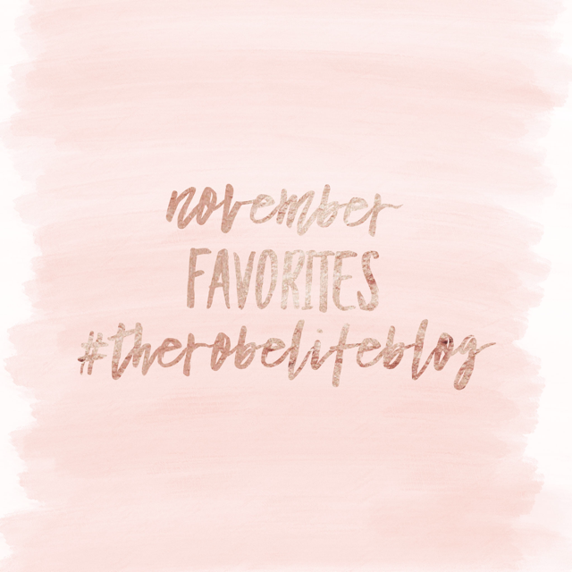 November Favorites!