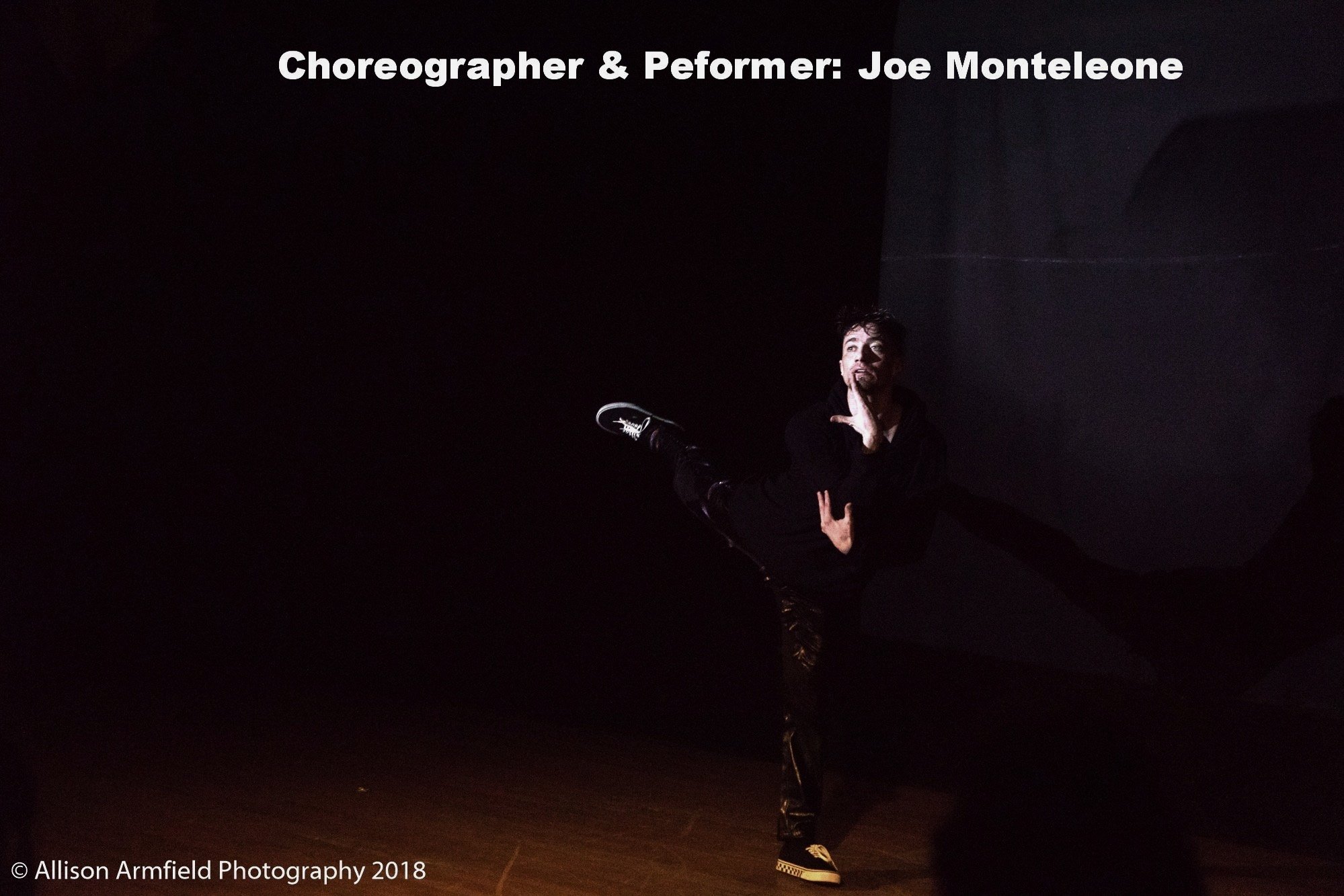    Dancer and Choreographer:    Joe Monteleone    Photo by Allison Armfield Photography  