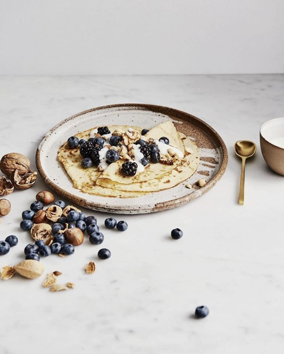 Delicious Coconut Crêpes Recipe. Plus it's gluten and dairy free!