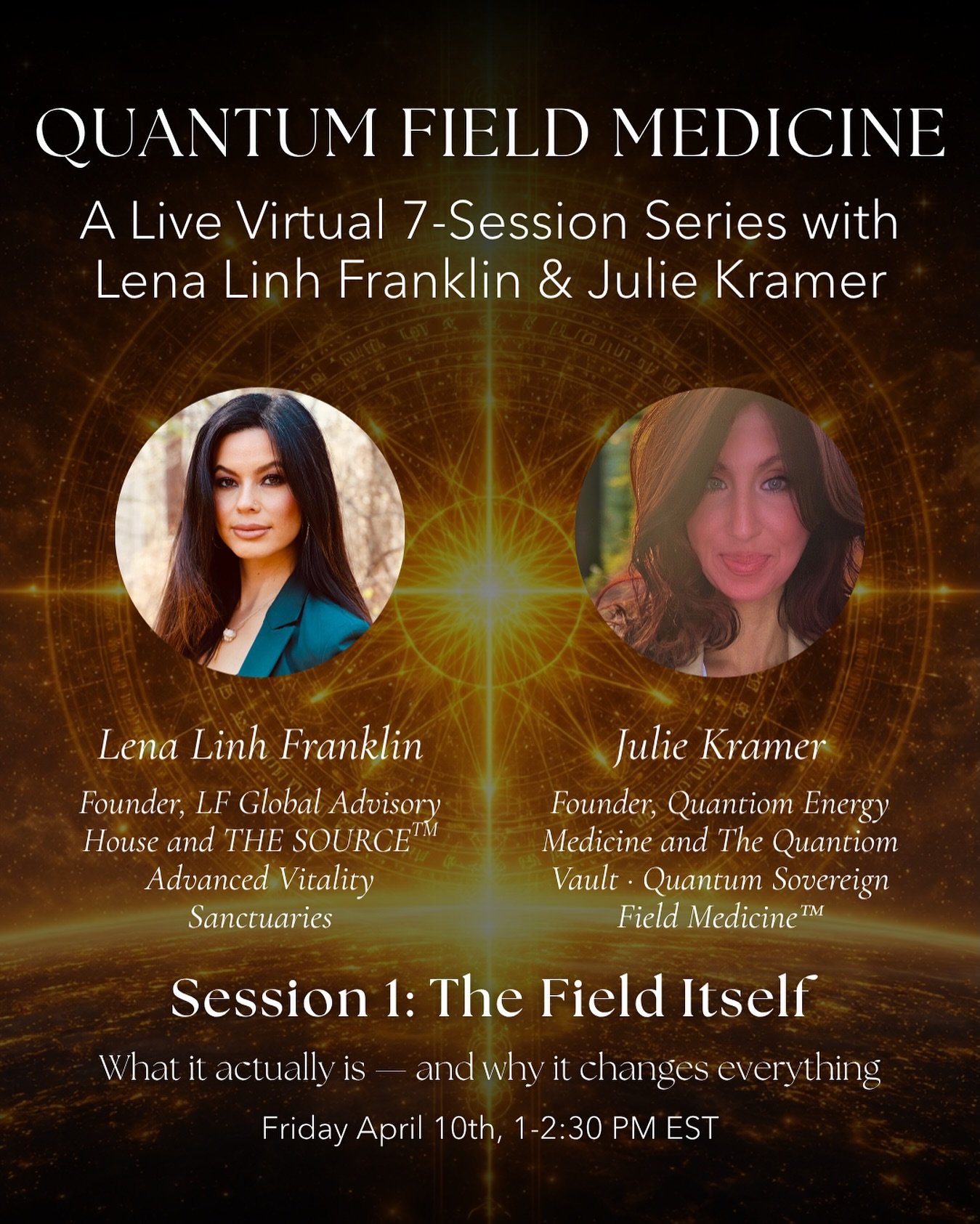 There is a medicine that exists before diagnosis. Before symptom. Before story.

It lives in the quantum field &mdash; the unified intelligence that underlies every cell, every thought, every pattern of vitality or depletion running through your life