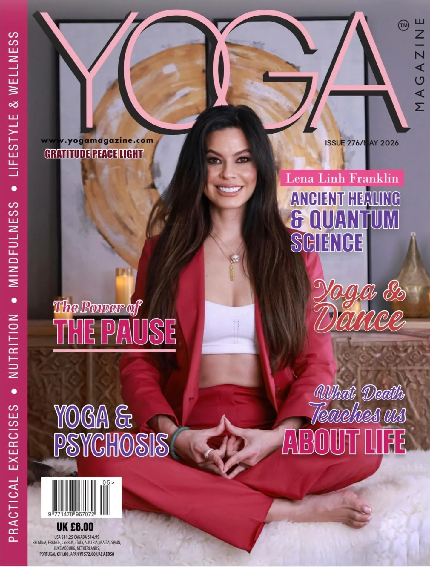 Four covers with YOGA Magazine &mdash; and this May 2026 issue may be the most aligned yet. Grateful for a publication that recognizes work that truly bridges industries and worlds. ✨

For nearly two decades, I&rsquo;ve operated at the intersection o