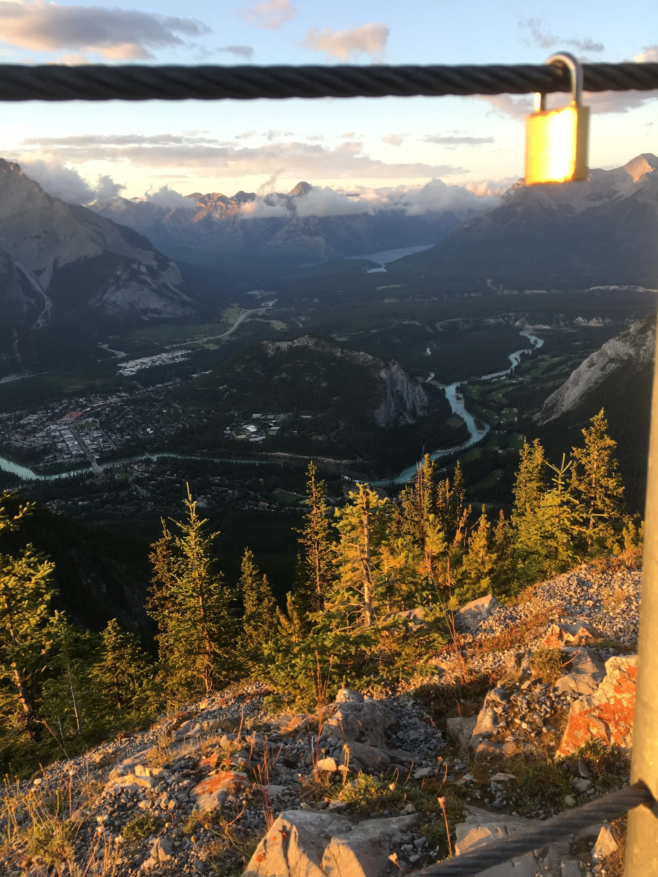 Down in the valley, up on the ridge