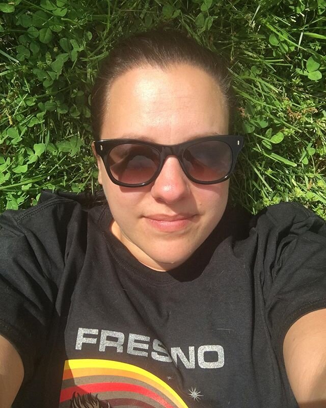 Went to chill in the grass after a day of phone meetings. First world pandemic problems, yes, but the sun and the sky made me feel better.