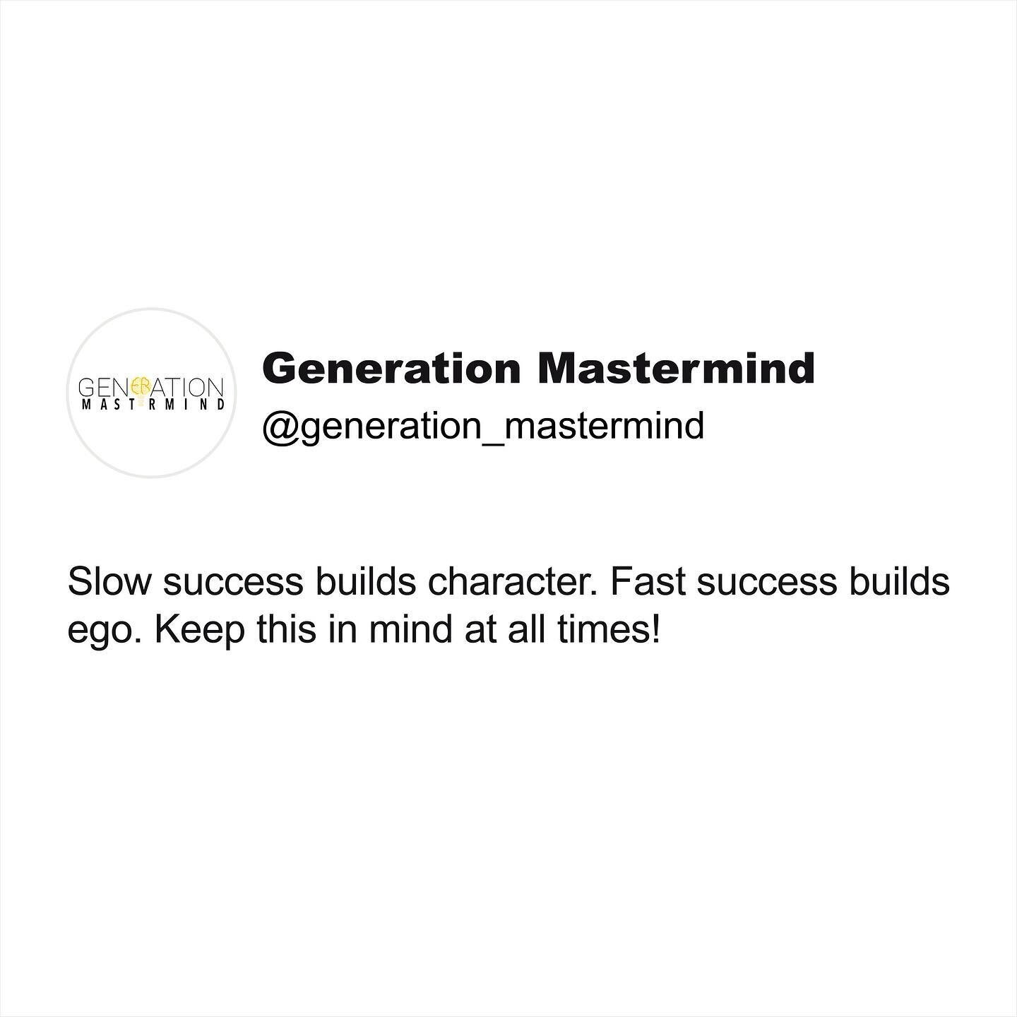 It's the late nights, the early mornings, the marathon weekends, and the canceled happy hours&hellip;that really make all the difference. ⁣⁣⁣⁣
⁣⁣⁣⁣
Struggle builds character and a certain grit that makes you invincible. But fast success gives you a f