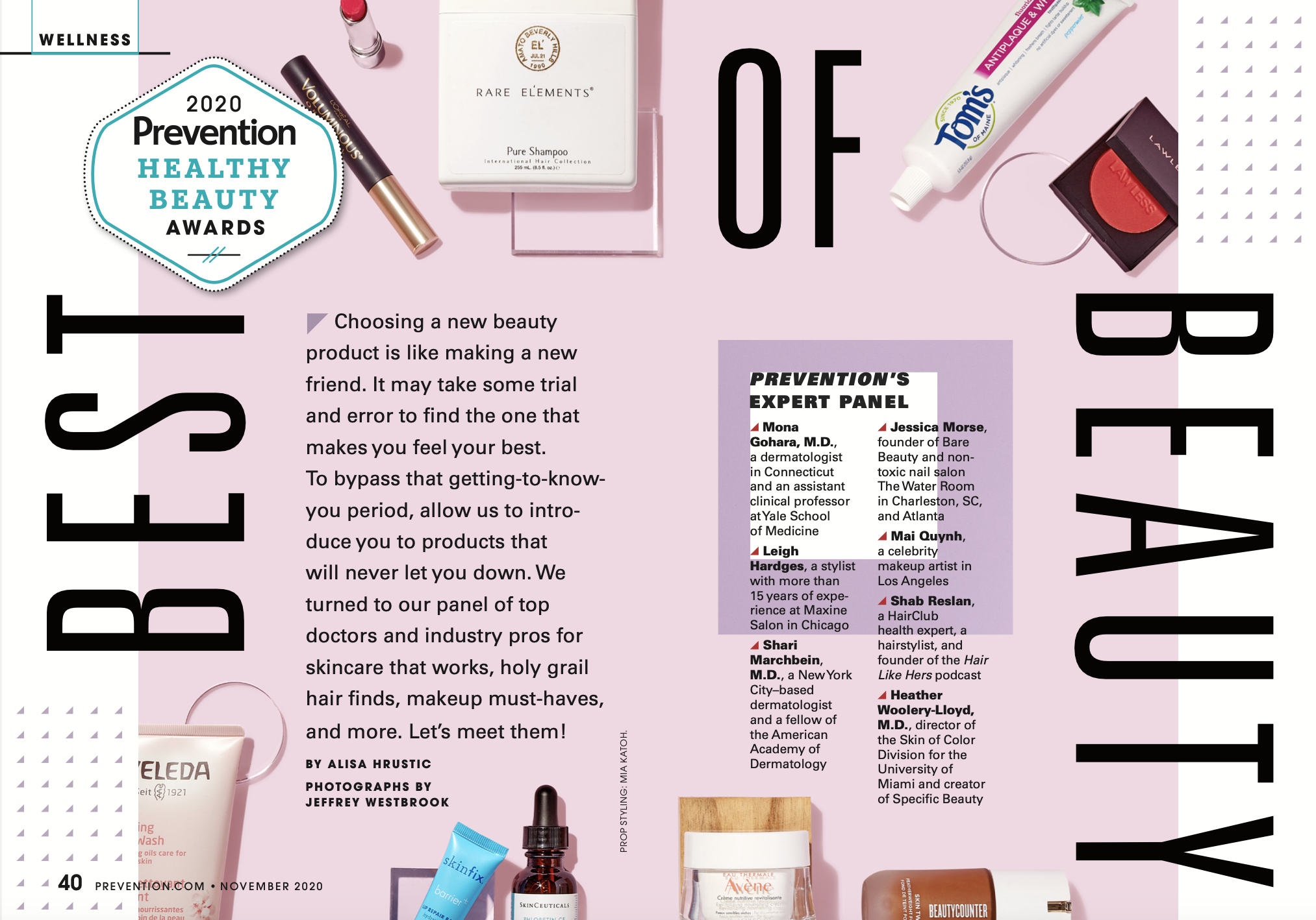 Prevention Beauty Awards
