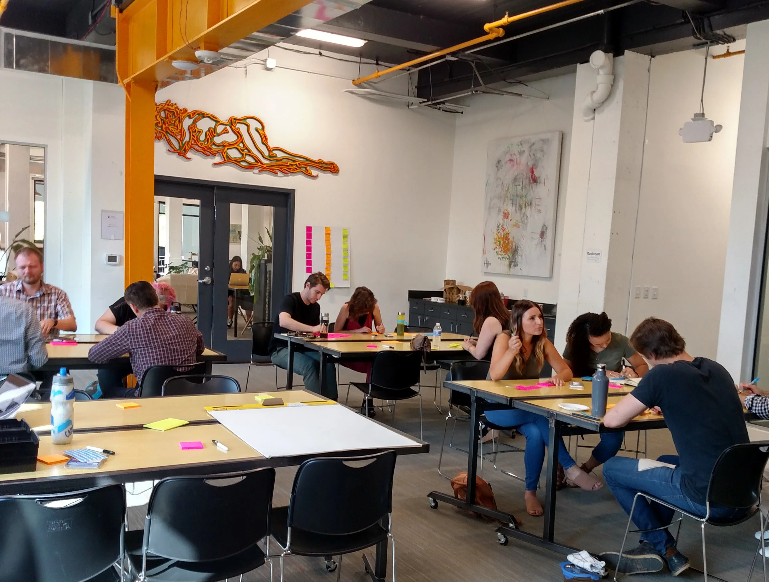 Decision Sprint training in action—idea generation.