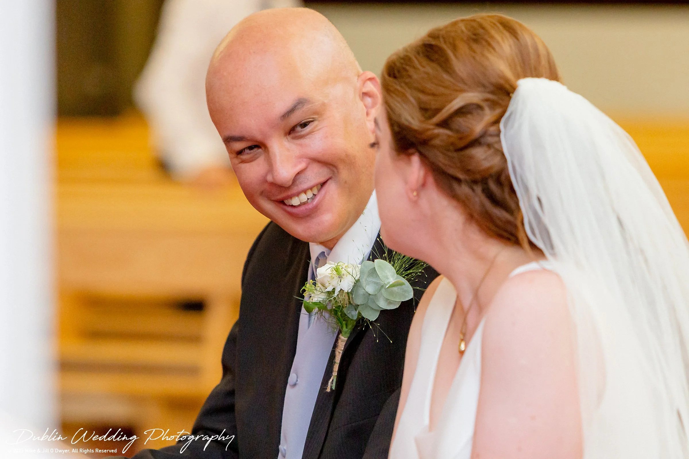 Clontarf Castle Wedding Bride and Groom