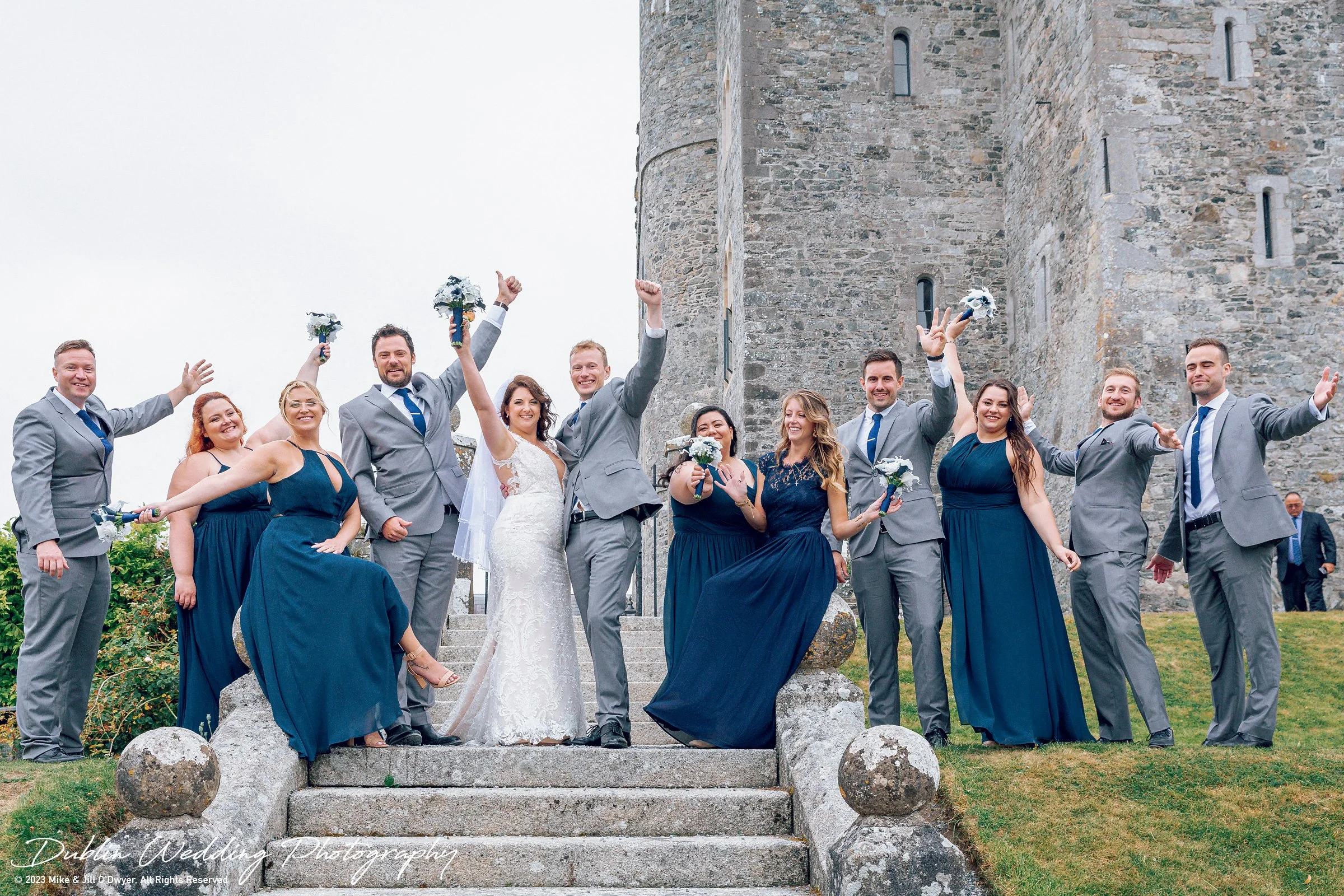 Kilkea Castle Wedding Everyone