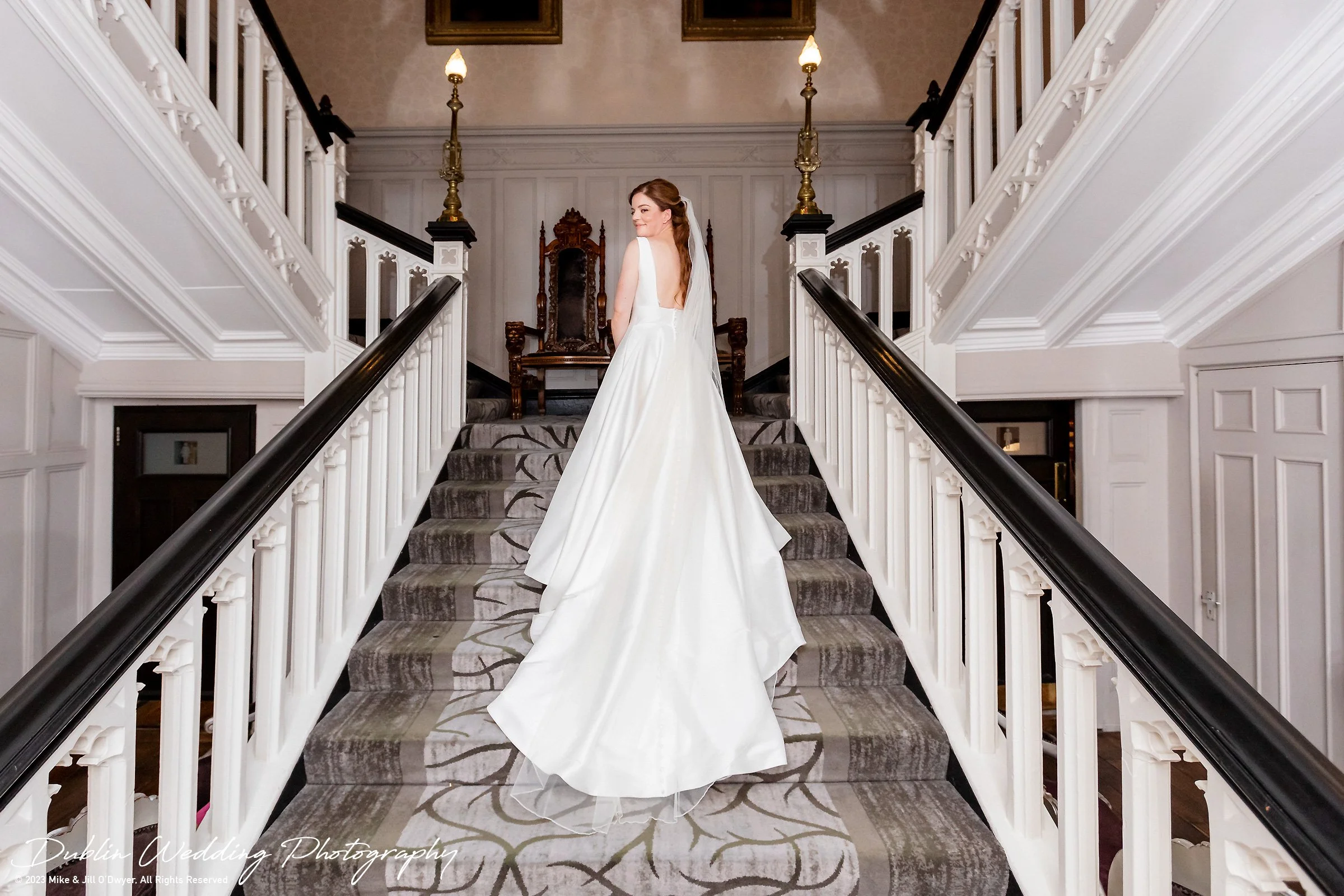 Clontarf Castle Wedding Bride and Groom