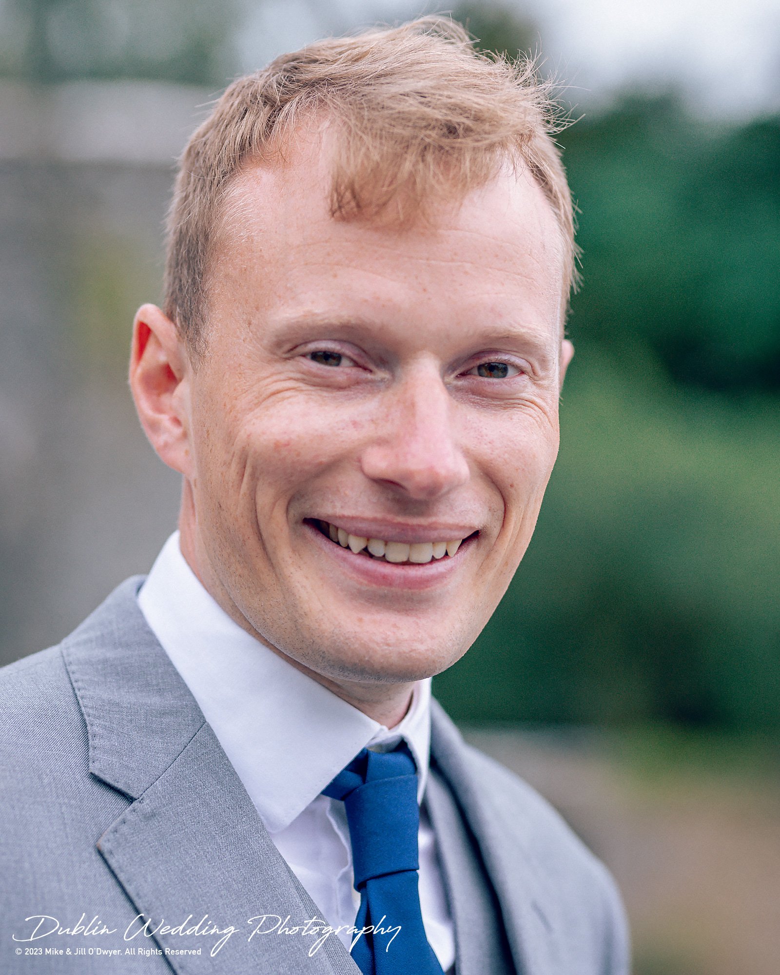 Kilkea Castle Wedding Groom