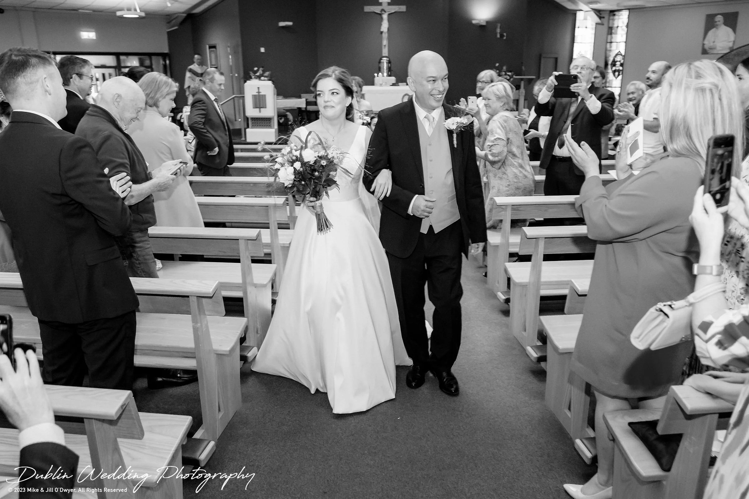 Clontarf Castle Wedding Bride and Groom
