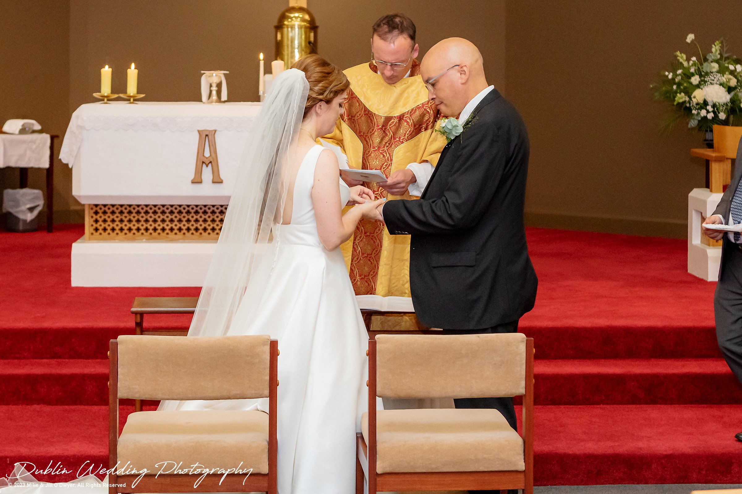 Clontarf Castle Wedding Bride and Groom