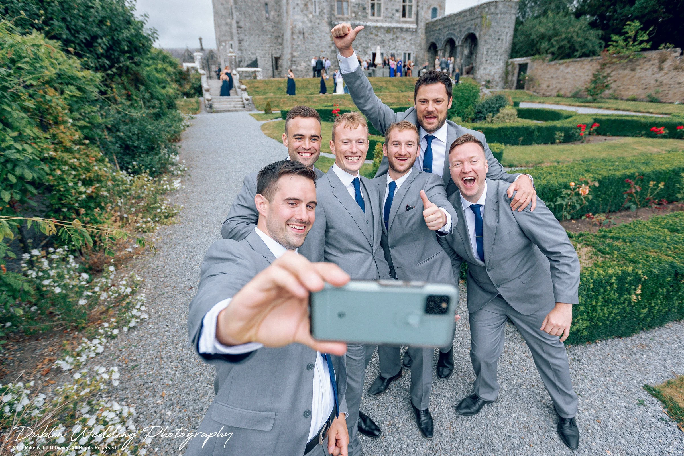 Kilkea Castle Wedding The Boys