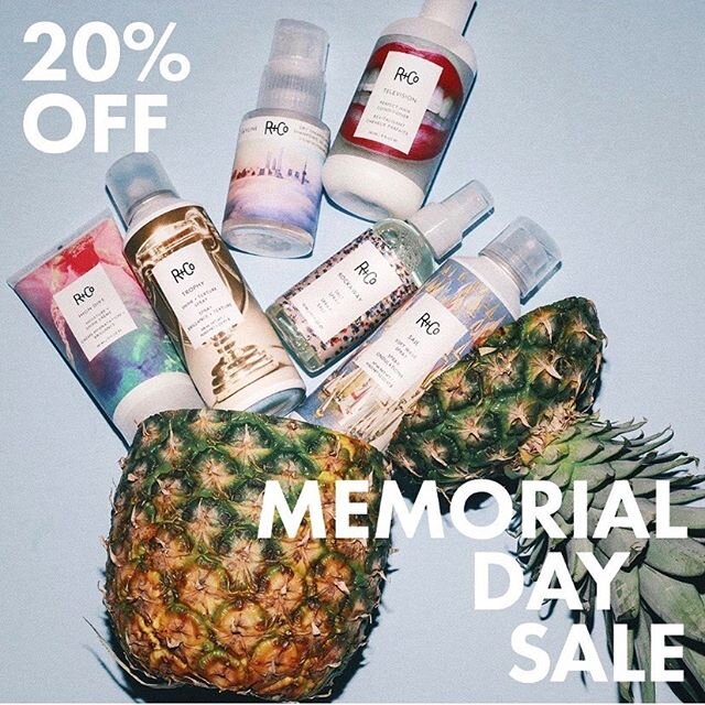 Hello Friends! We miss you! Dropping in to share a great Memorial Day SALE!!! To take advantage, hit the link in our Bio! -20% off ALL purchases
-Free shipping on $50 or more
-Code RCOMDW20 at check out

WE CANT WAIT TO GET OUR HANDS IN YOUR HAIR!!