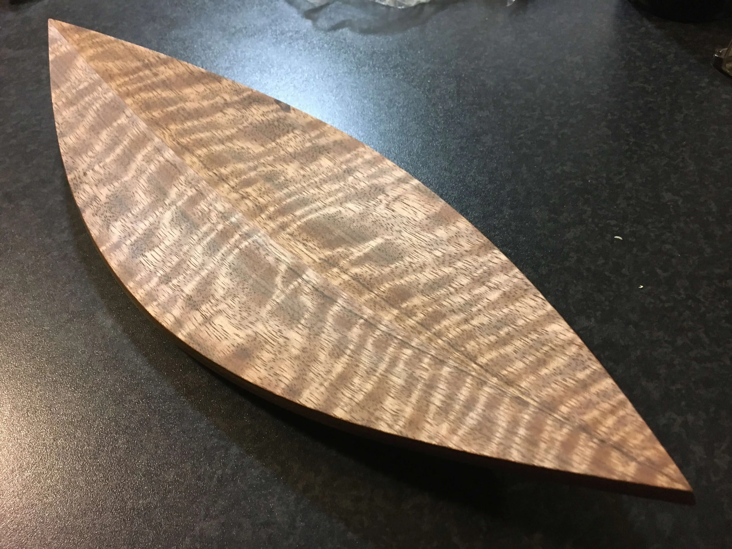 Queensland Walnut leaf bowl