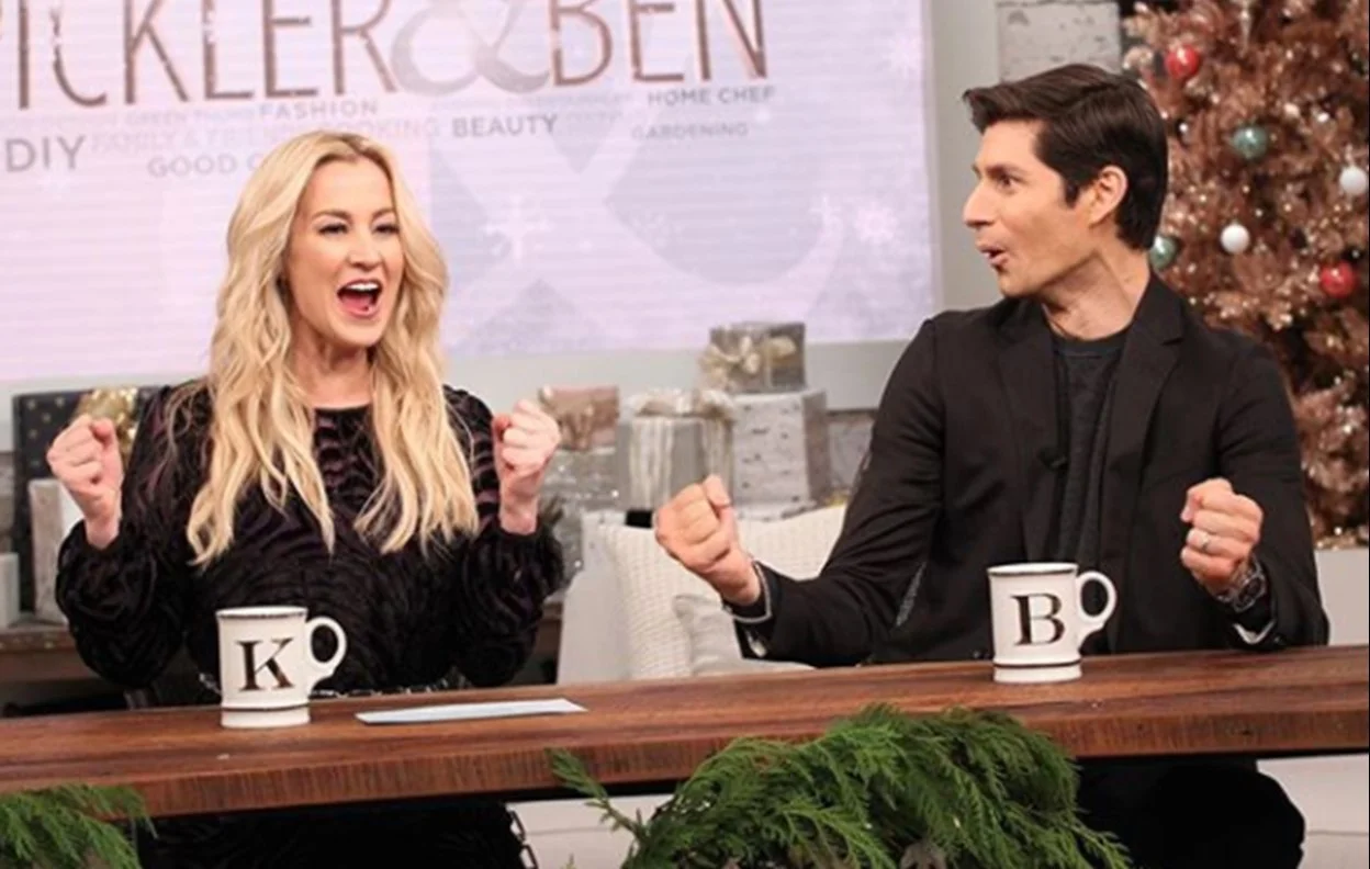 Kayley’s new job is on the set of the show Pickler and Ben with Kellie Pickler!