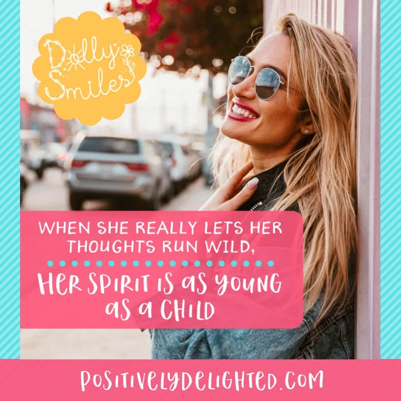 Who is the most playful person you know? The person whose giggles are contagious and smiles light up your day? Tag them below and show them some love :) Click below to learn more about The Dolly Smiles Project: https://www.positivelydelighted.com/dollysmiles