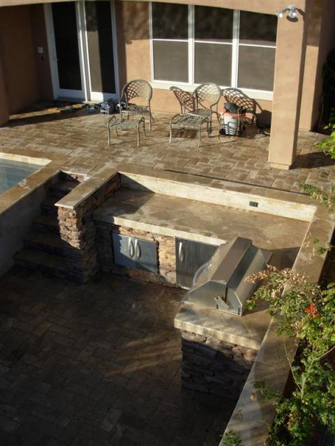 Custom BBQ with Travertine cap.jpg