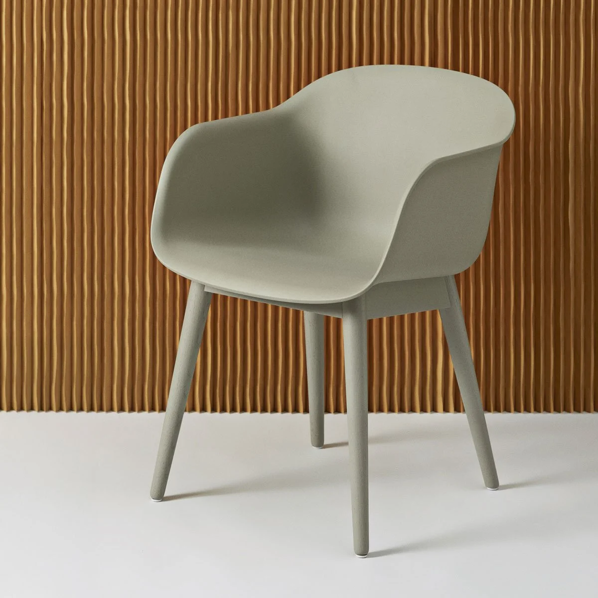 Fiber Armchair with Wood Base by Muuto – Miko Designs